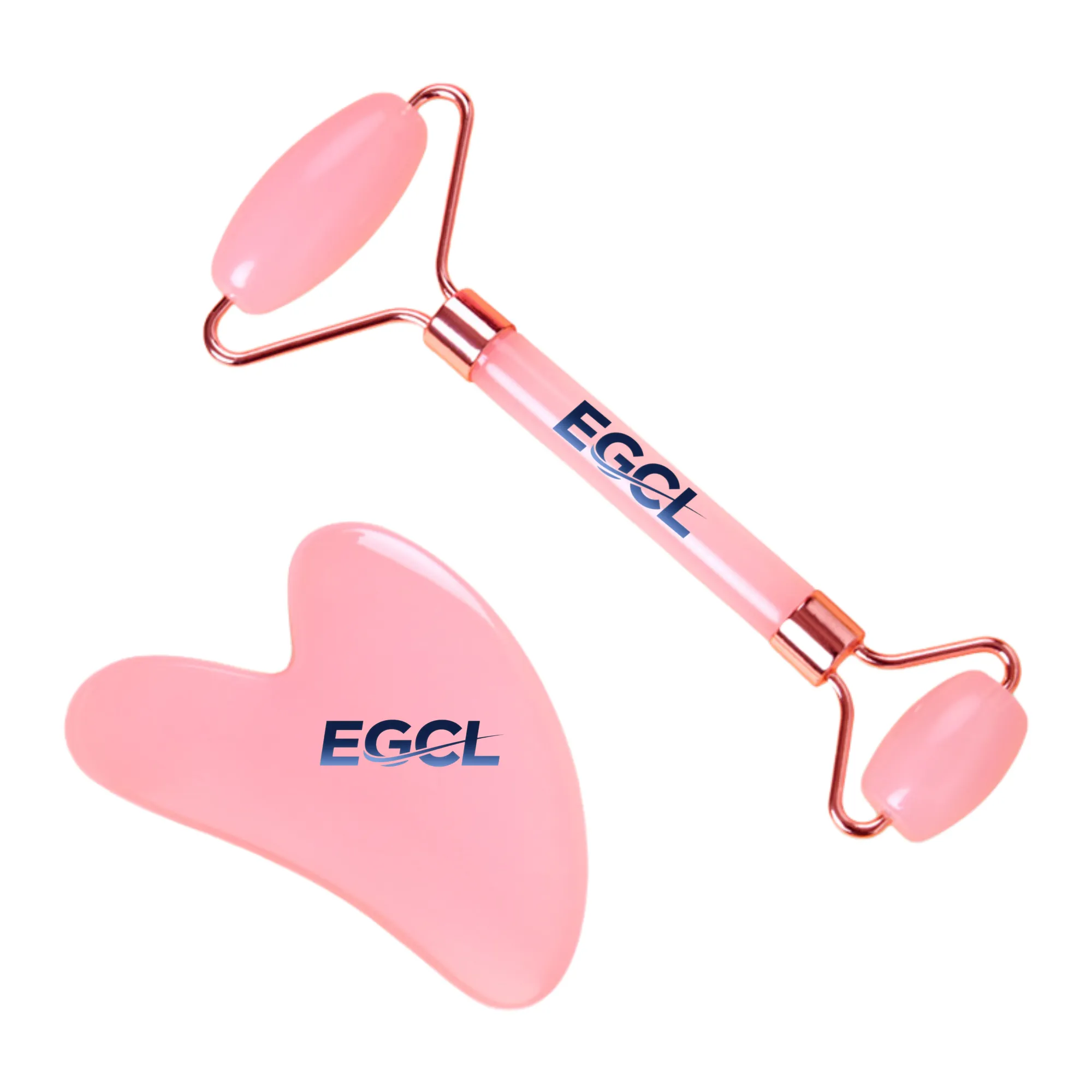 Facial roller and gua sha massager set 2