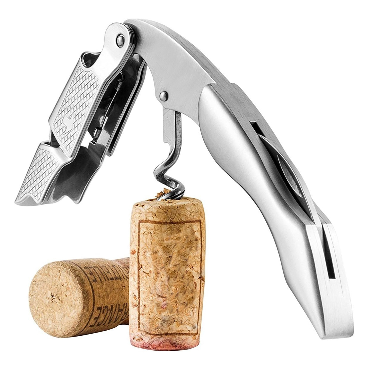 Stainless Steel 3-in-1 Wine and Beer Opener with Knife 4