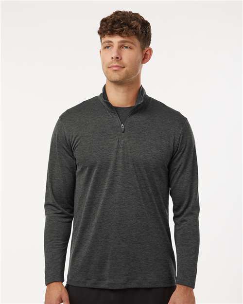 Performance Mélange Quarter-Zip Pullover