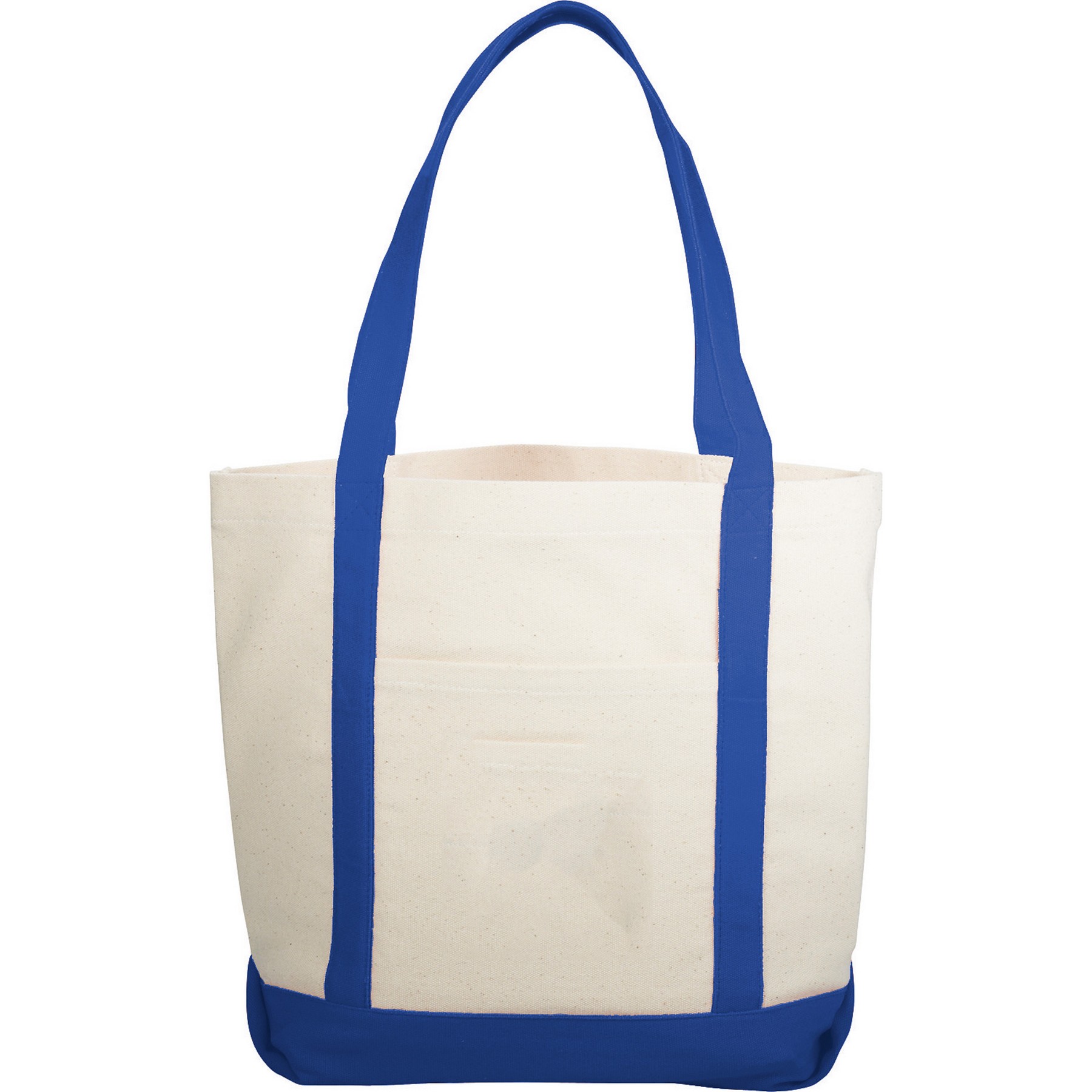 10 oz Cotton Canvas Boat Tote Bag W/ Front Pocket 3