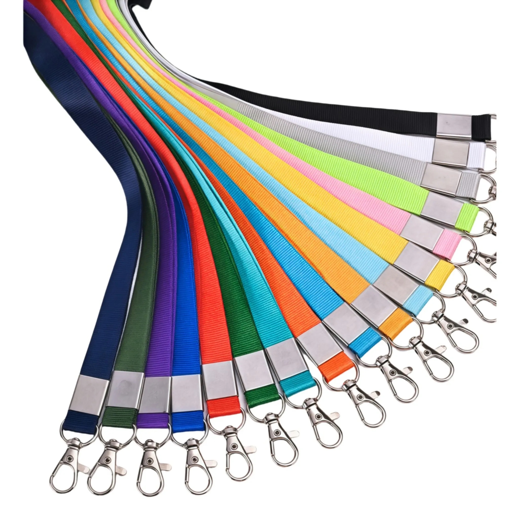 Neck Lanyard ID Holder with Metal Clasp 12