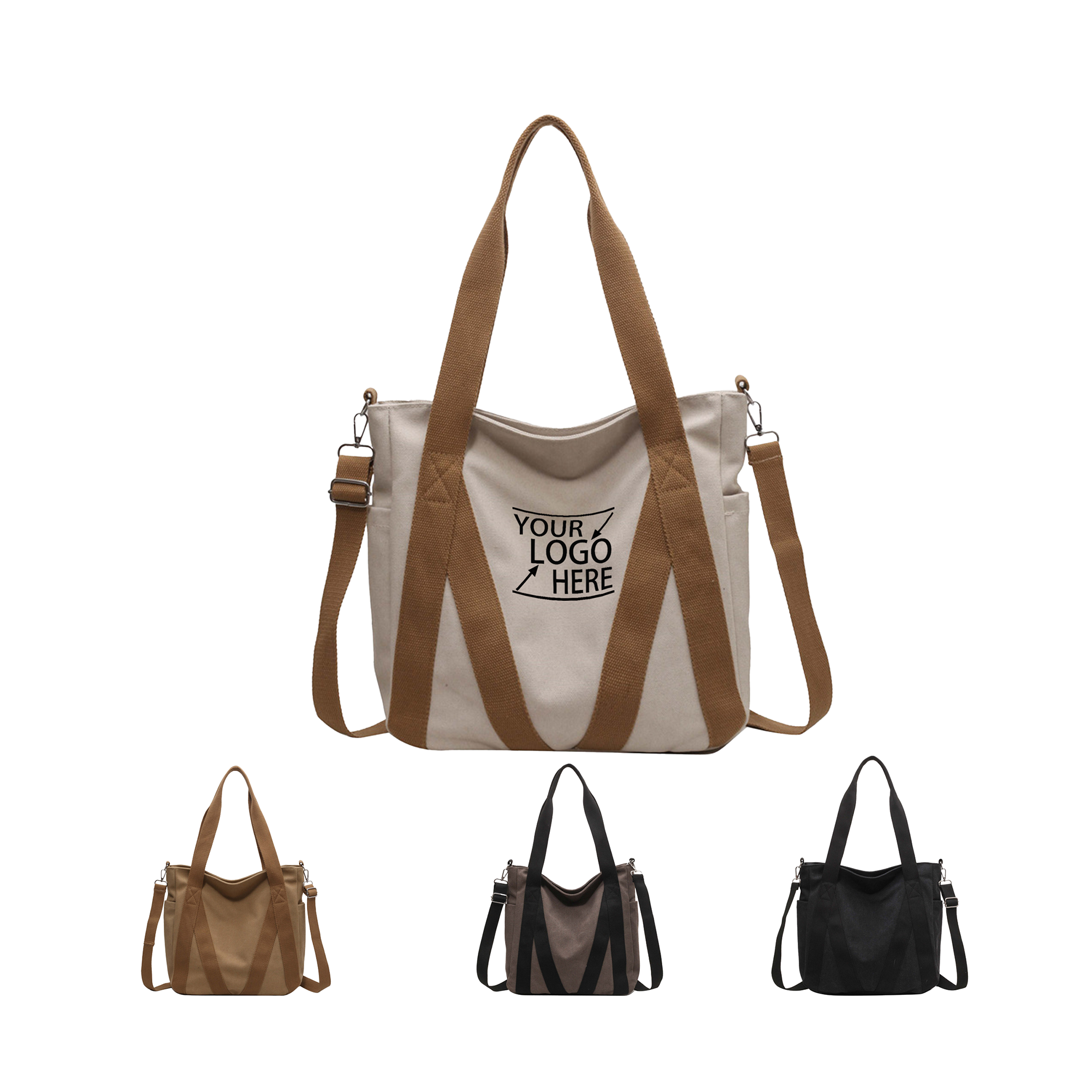 16oz Vintage Canvas Tote Bag 1