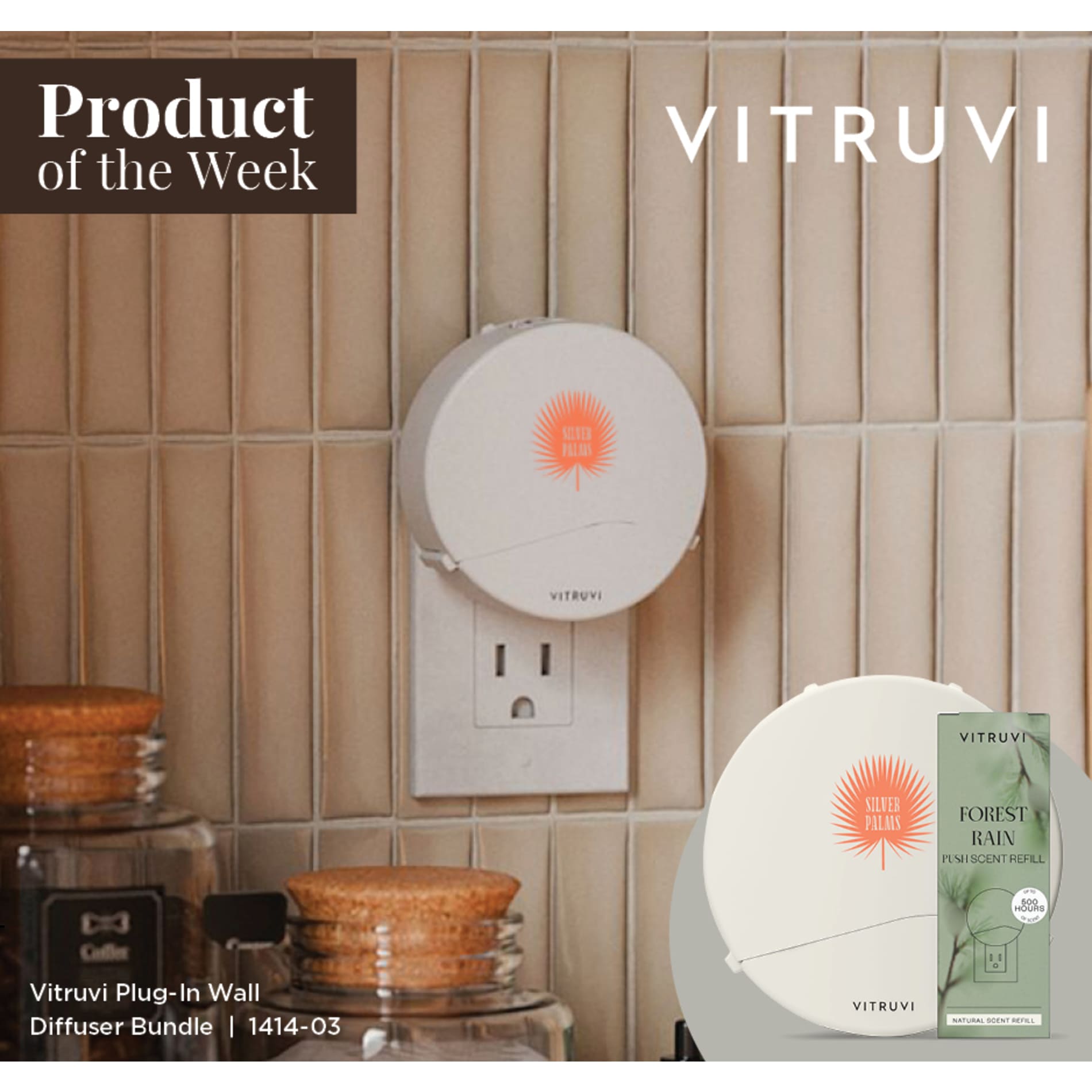 Vitruvi Plug-In Wall Diffuser + 1 Oil Bundle 59