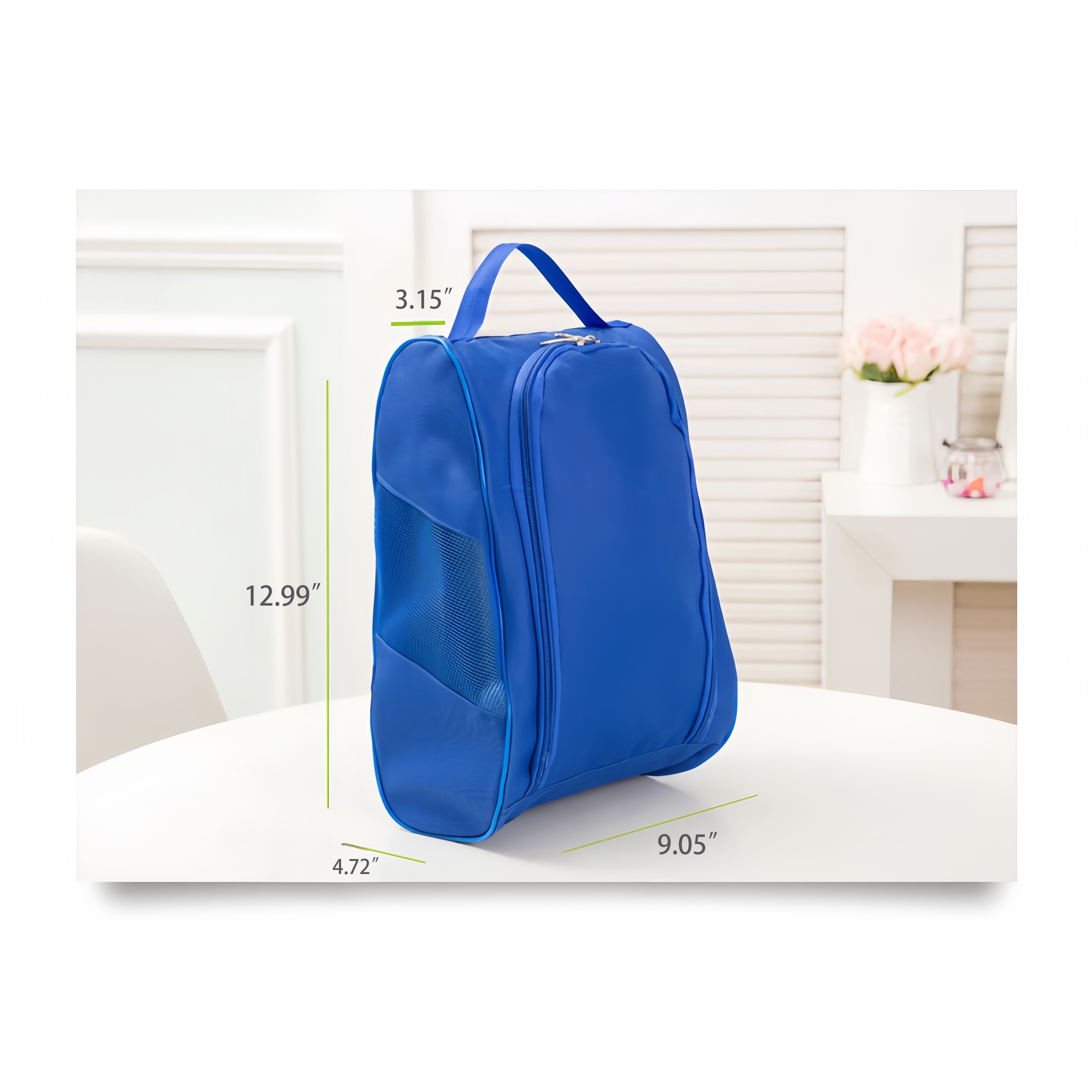 Waterproof Oxford Cloth Shoe Bag with Ventilation and Zipper 4