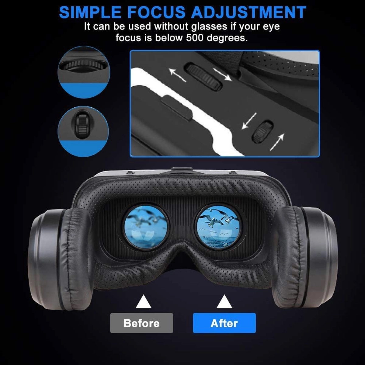 VR SHINECON Virtual Reality Headset Goggles 2