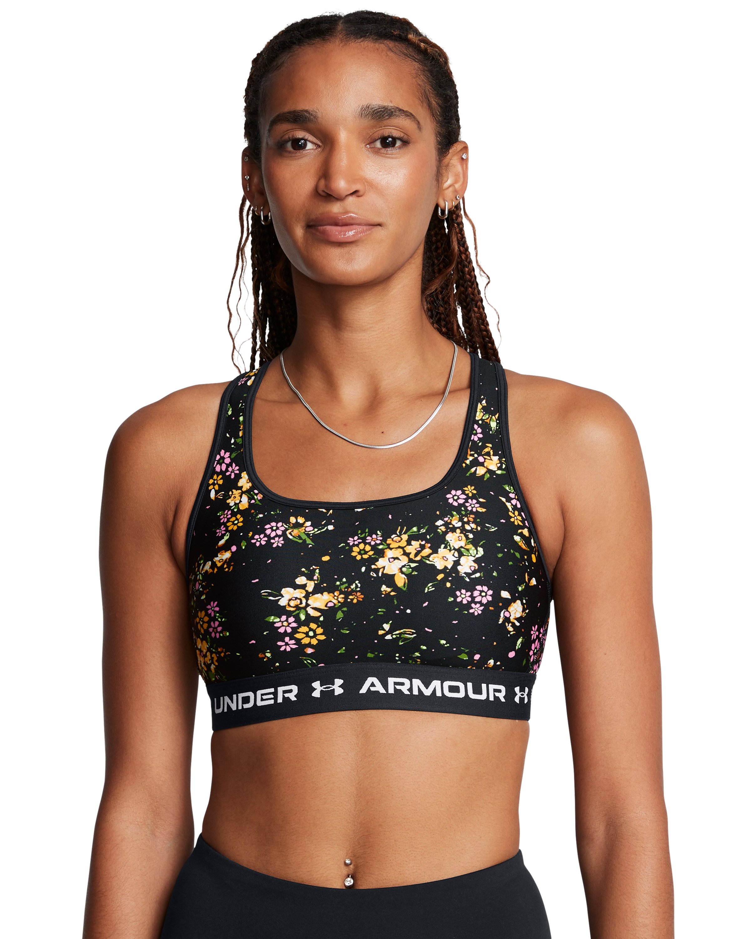 Crossback Mid Printed Women's Sports Bra 19