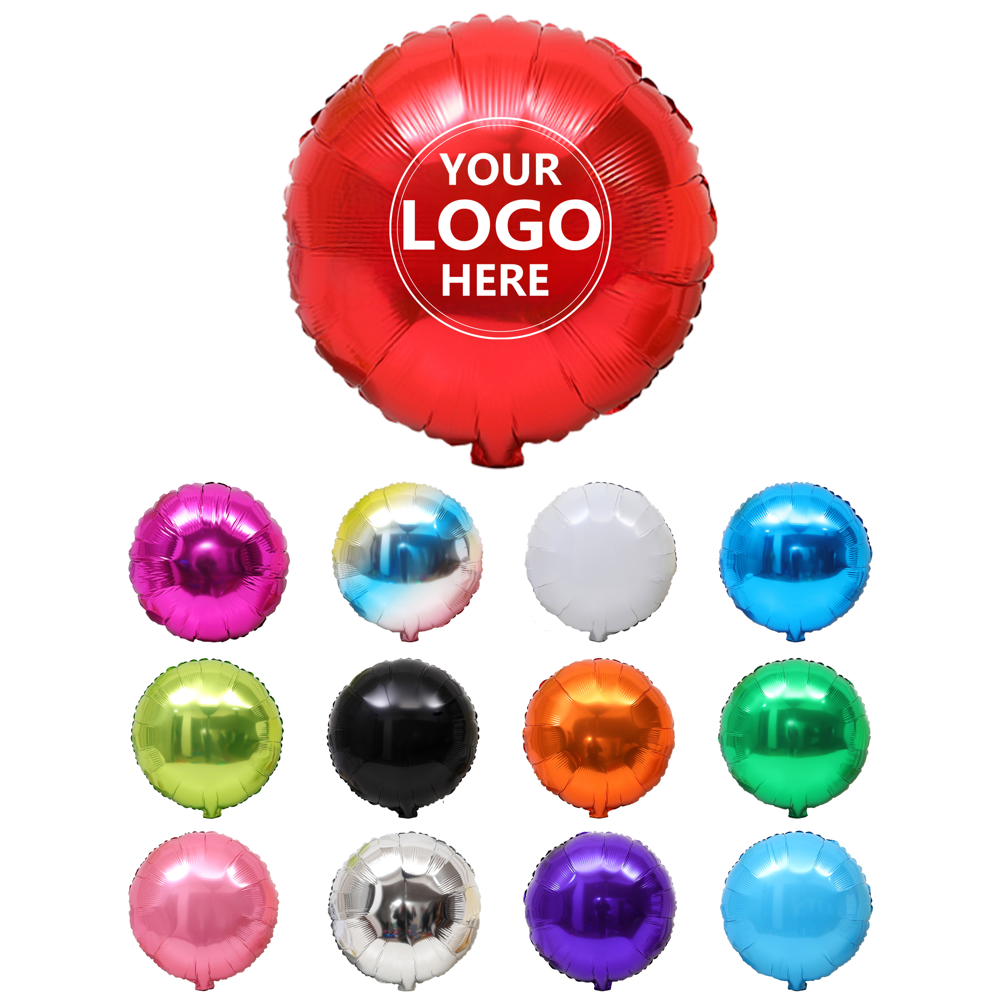 Logo-Printed Aluminum Foil Balloons with Custom Options 1