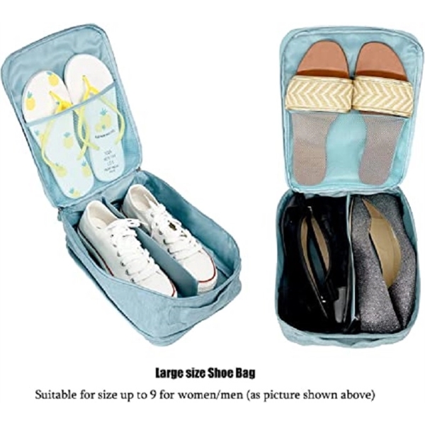 Waterproof Travel Shoes Bag Holds 3 Pairs 6
