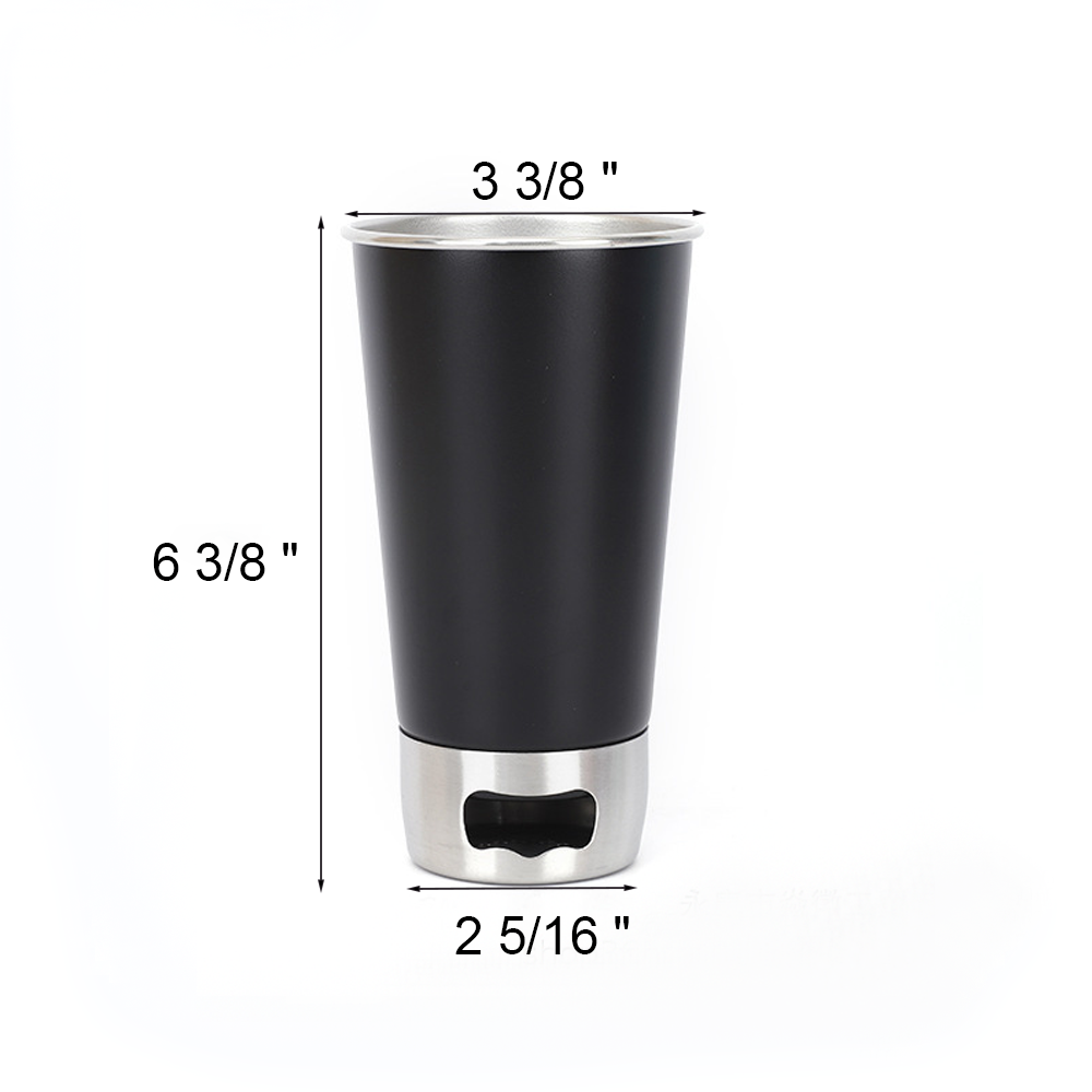 Stainless Steel Beer Cup With Opener 5