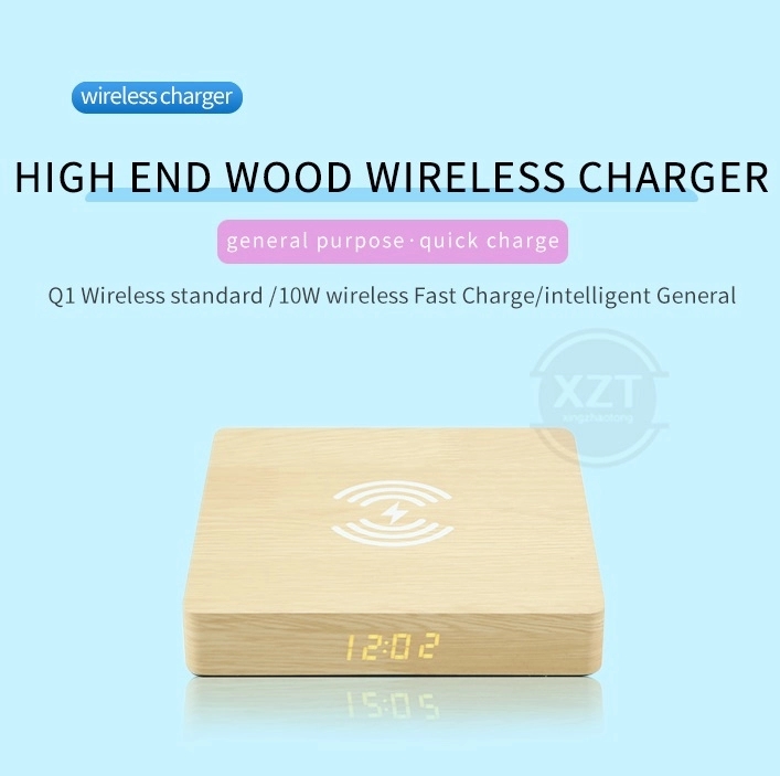 Wireless Charger with Digital Clock 10