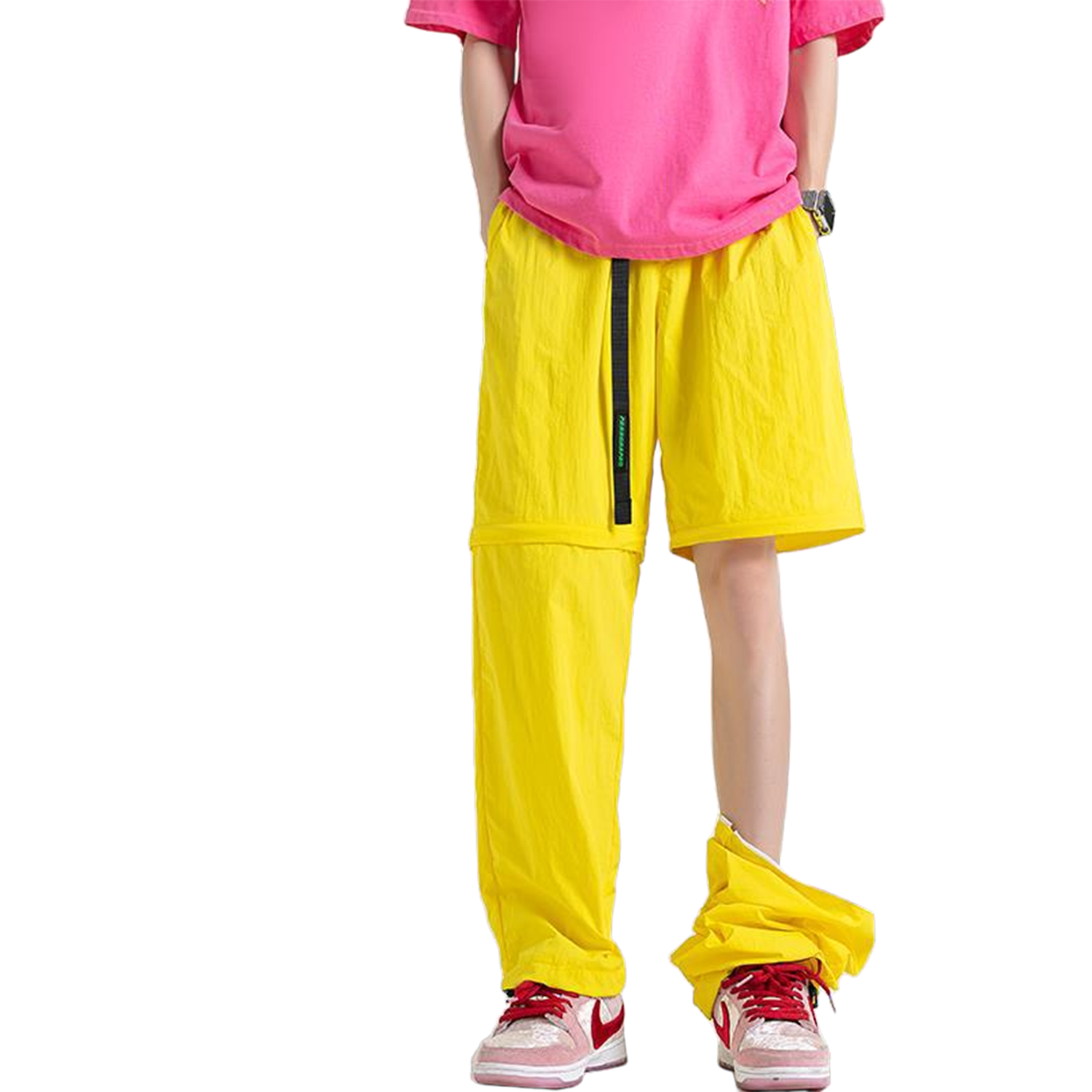 Y2K Baggy Parachute Low Waist Layered Ruched Pants 2