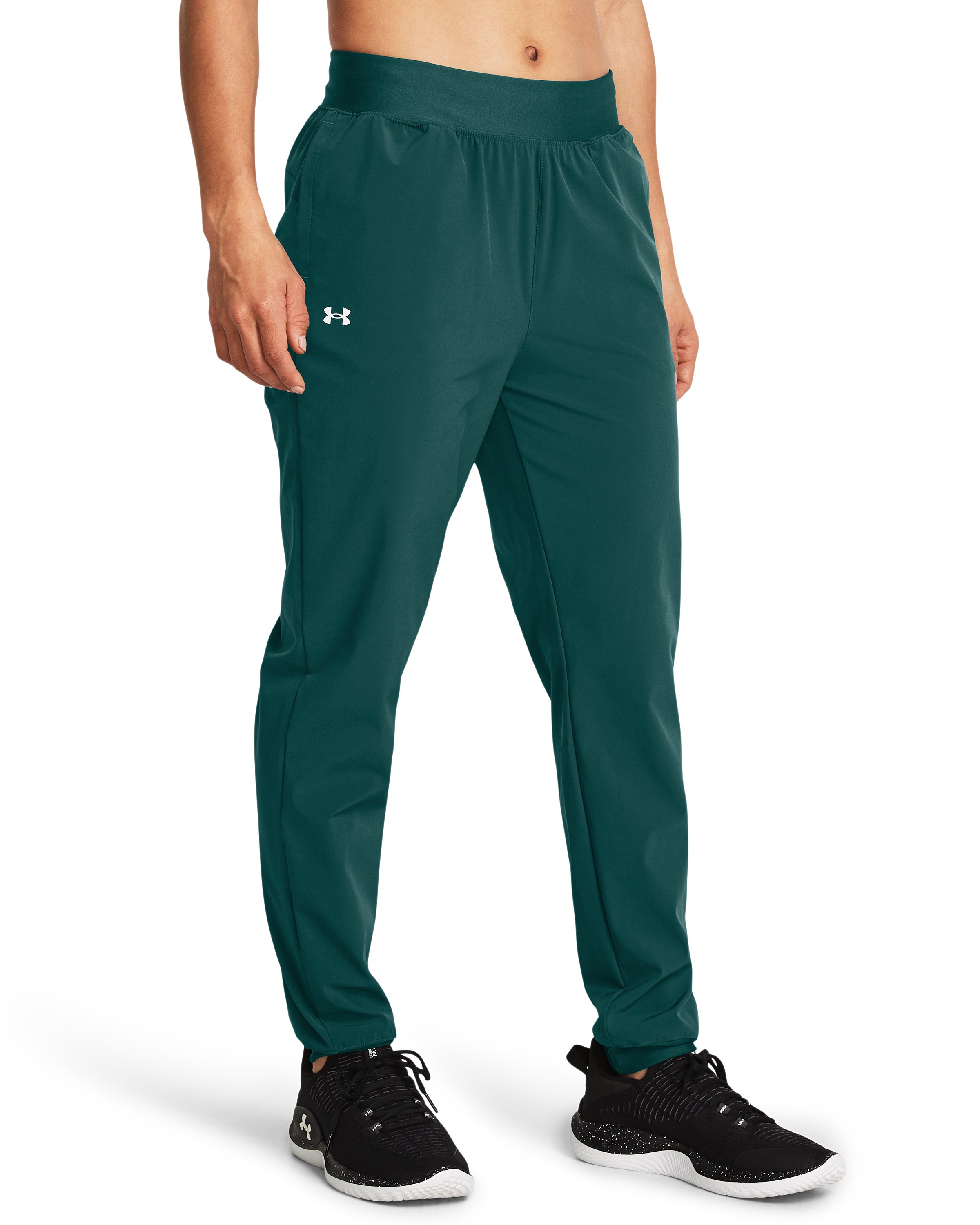 UA Rival Women's High-Rise Woven Pants 4