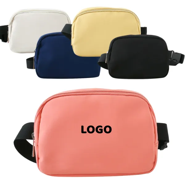 Waterproof Nylon Crossbody Waist Bag 8