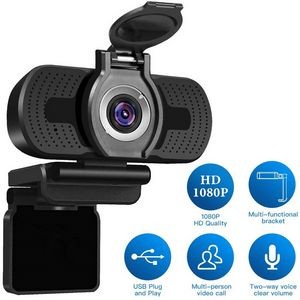 Hd 1080P Webcam With Microphone And Privacy Shutter 5