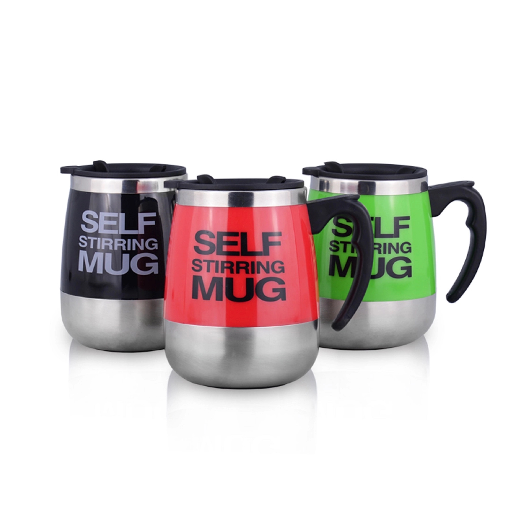 15 oz Stainless Steel Automatic Self Mixing Coffee Cup 7