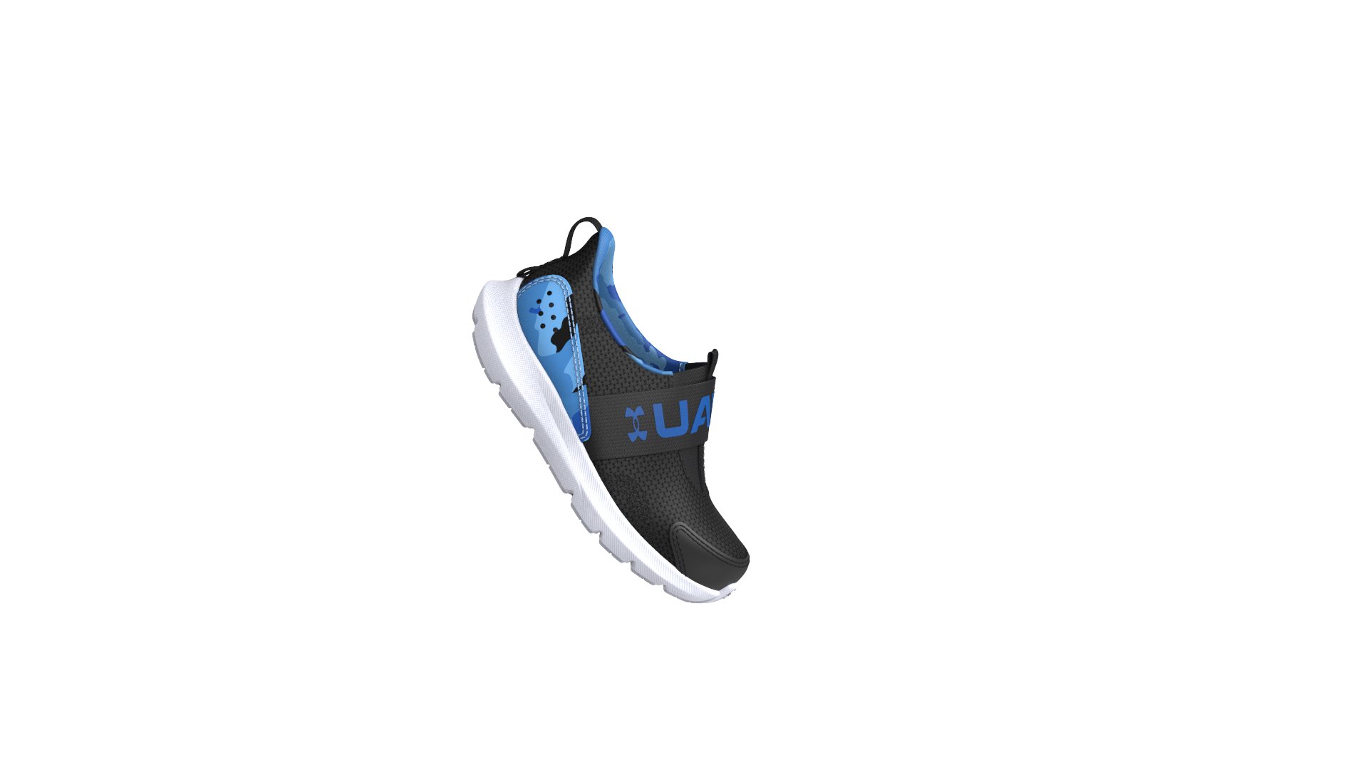 Boys' Infant UA Surge 3 Slip Printed Running Shoes 2