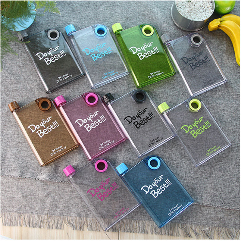 15oz Colorful Flat Water Bottle 3