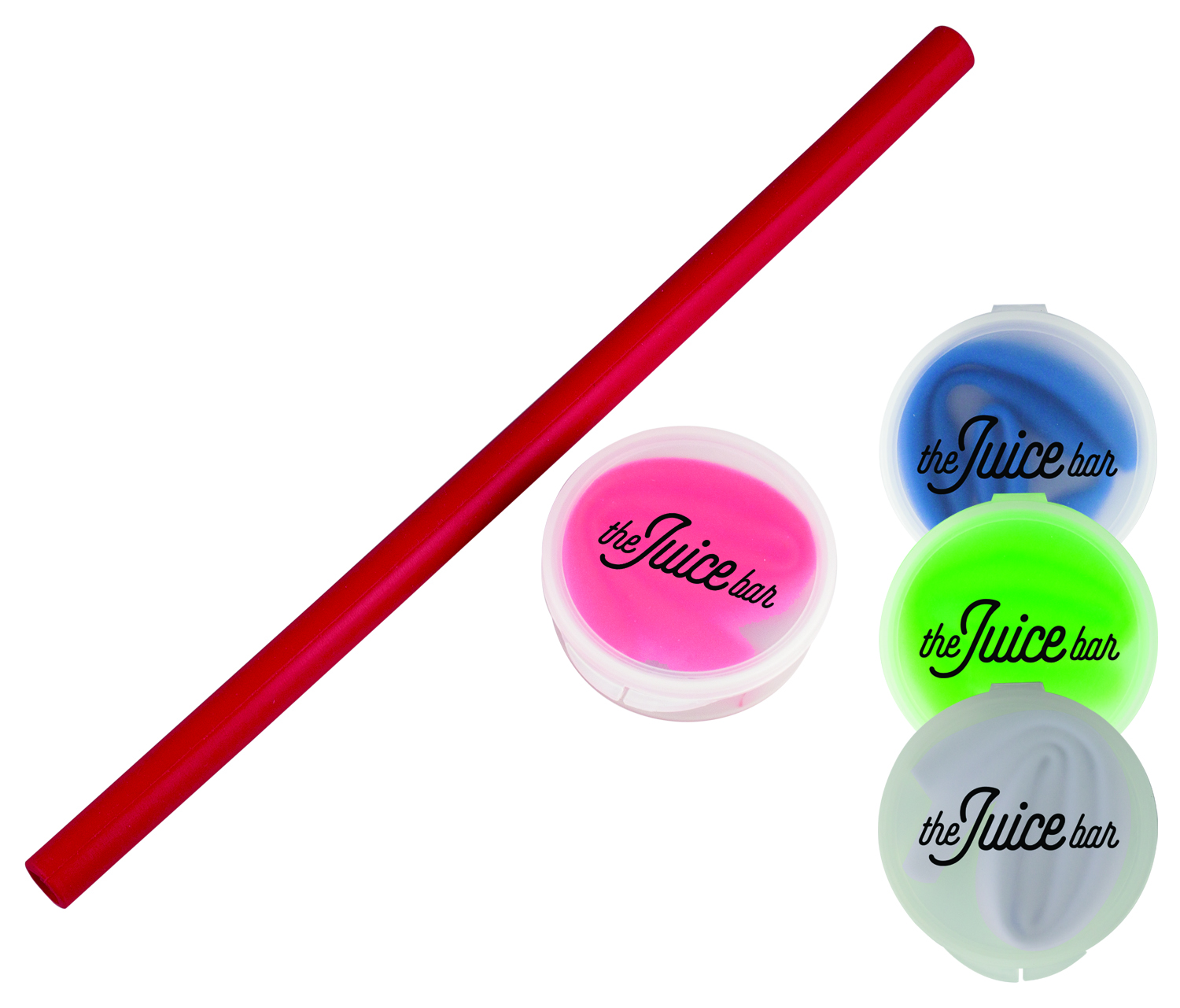 Traveler's Silicone Straw with Round Case 3