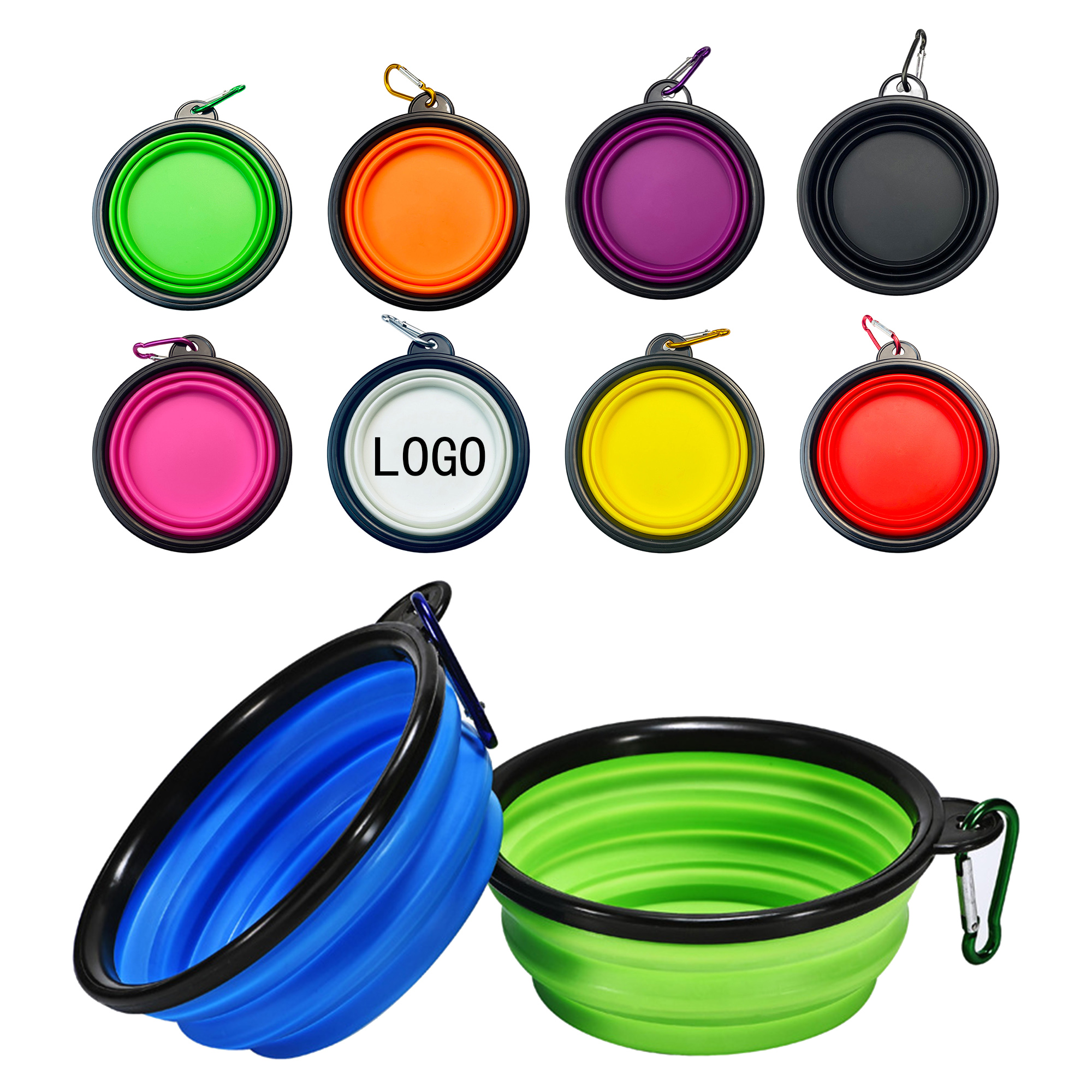 12oz Foldable Pet Cat And Dog Bowl Portable Outdoors 1