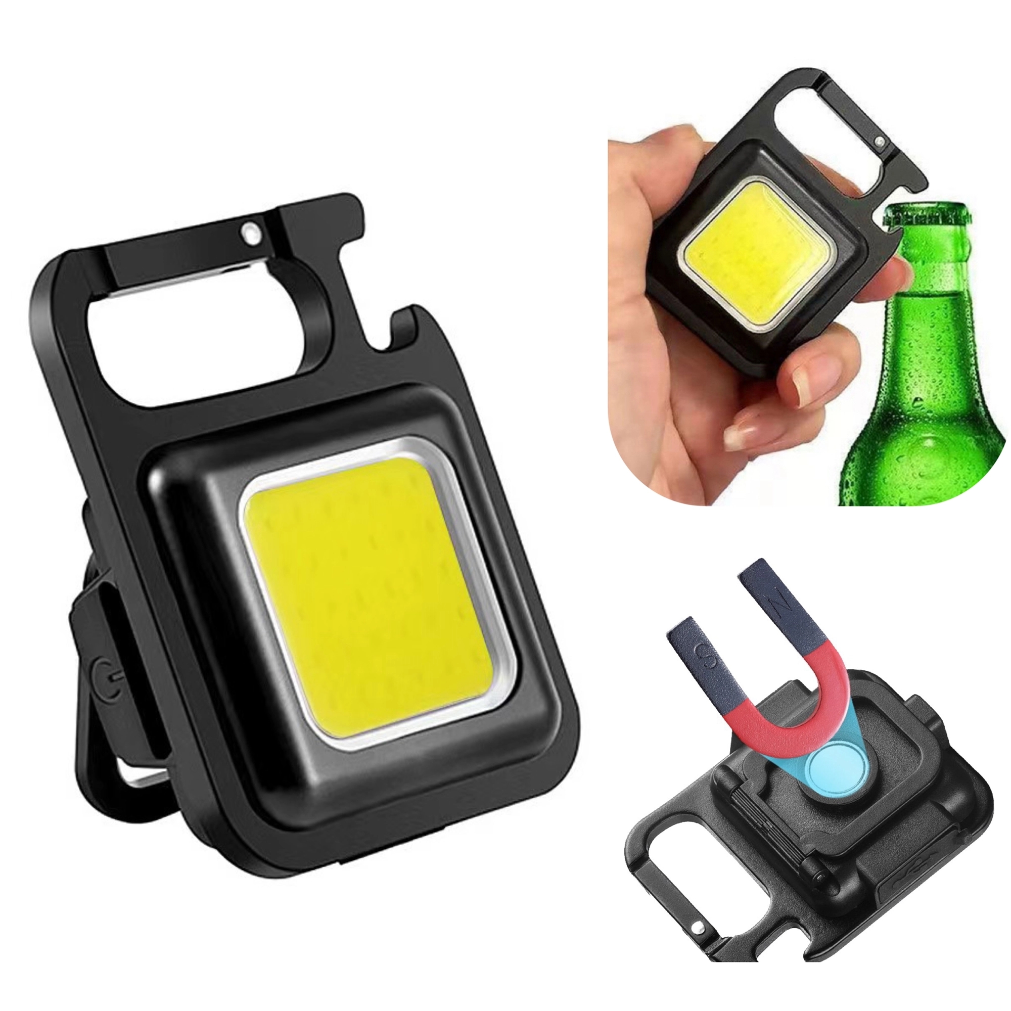 Keychain Light, Rechargeable Small LED Flashlight 2