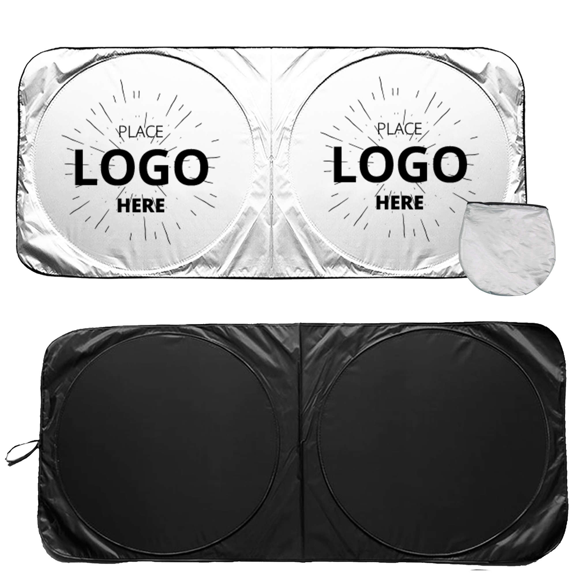 Foldable Car Sun Shade ?C Single Panel UV Protector 2