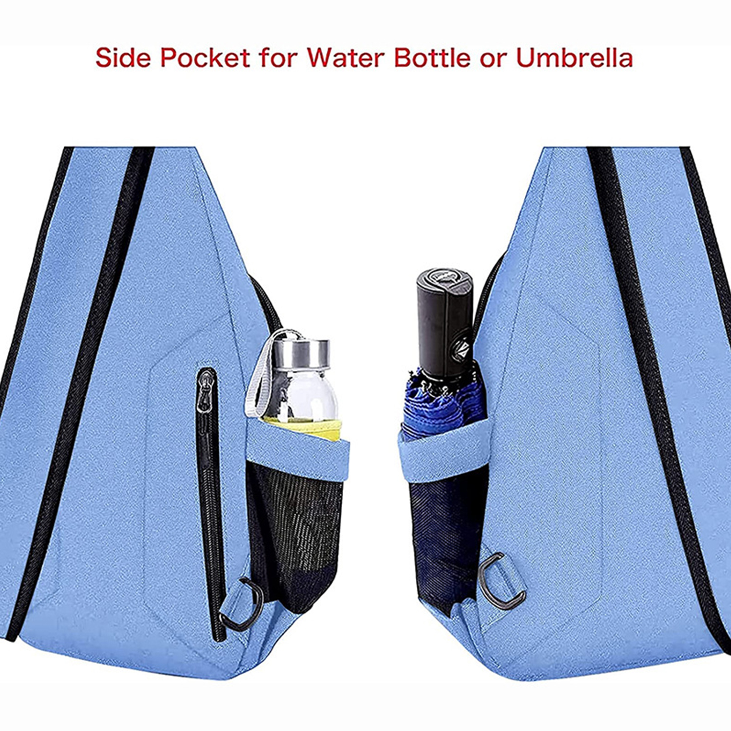 Sling Canvas Crossbody Hiking Bag with Anti-theft Pocket 4