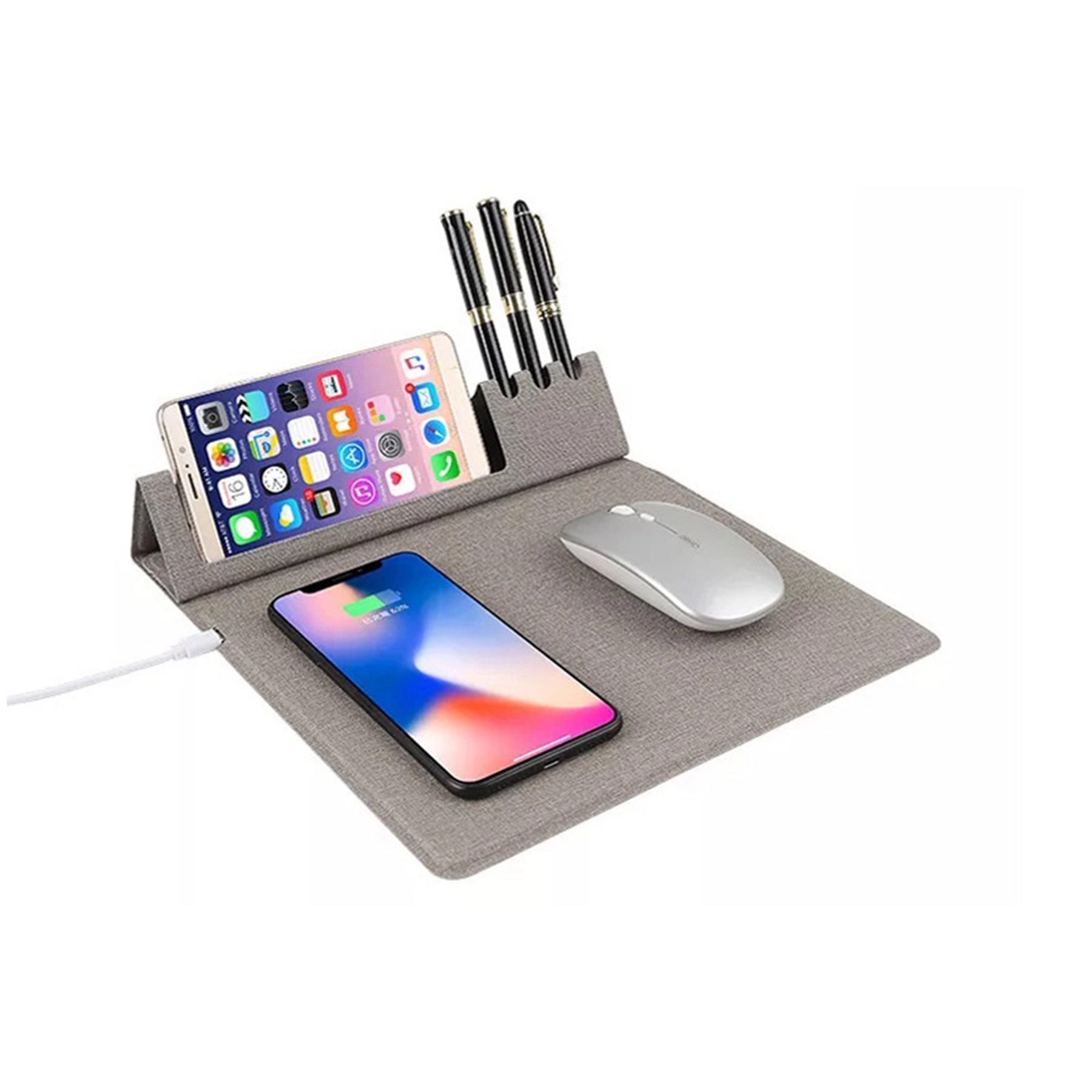 3 in 1 10w Wireless Charger Computer Mouse Pad 6