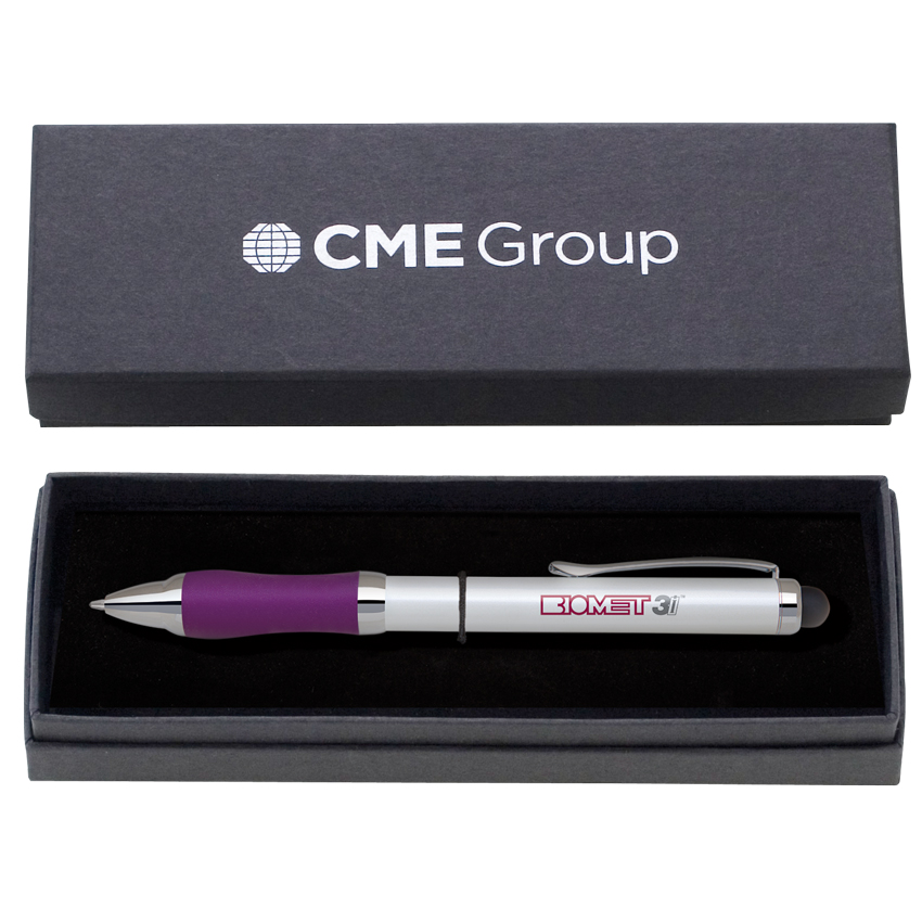 Single Pen Set Cardboard Box with Stylus-420 Pens 6