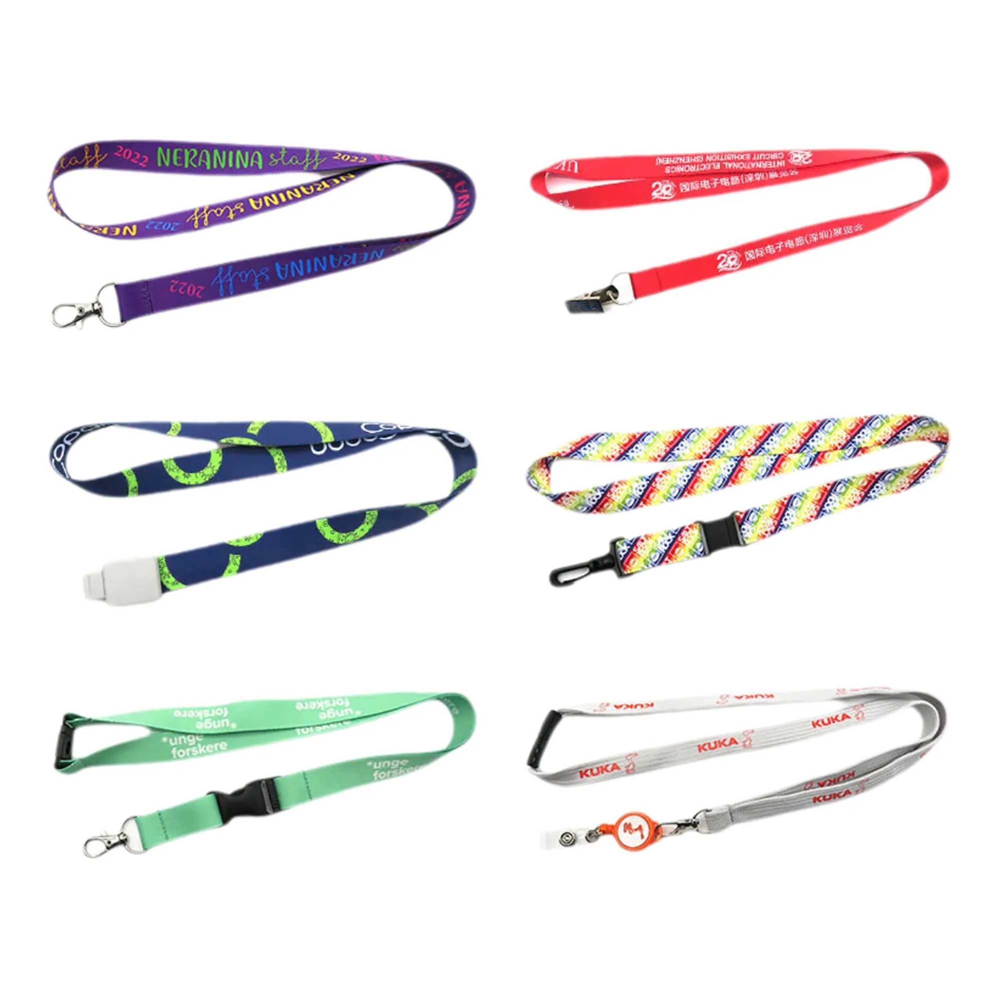 Customizable Full Color Polyester Lanyard 1