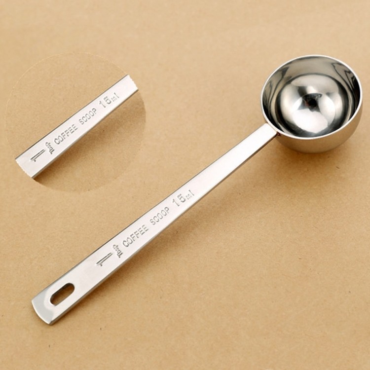 Stainless Steel Measuring Scoop 1/2 Oz 15ml 1
