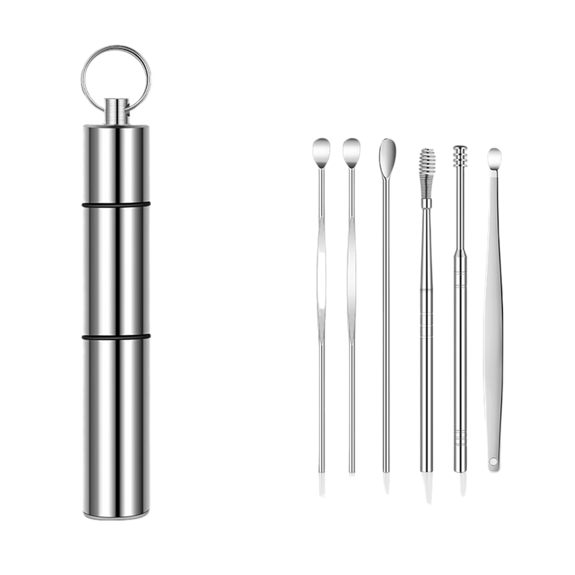 Stainless Steel Ear Care 6pc Kit 6