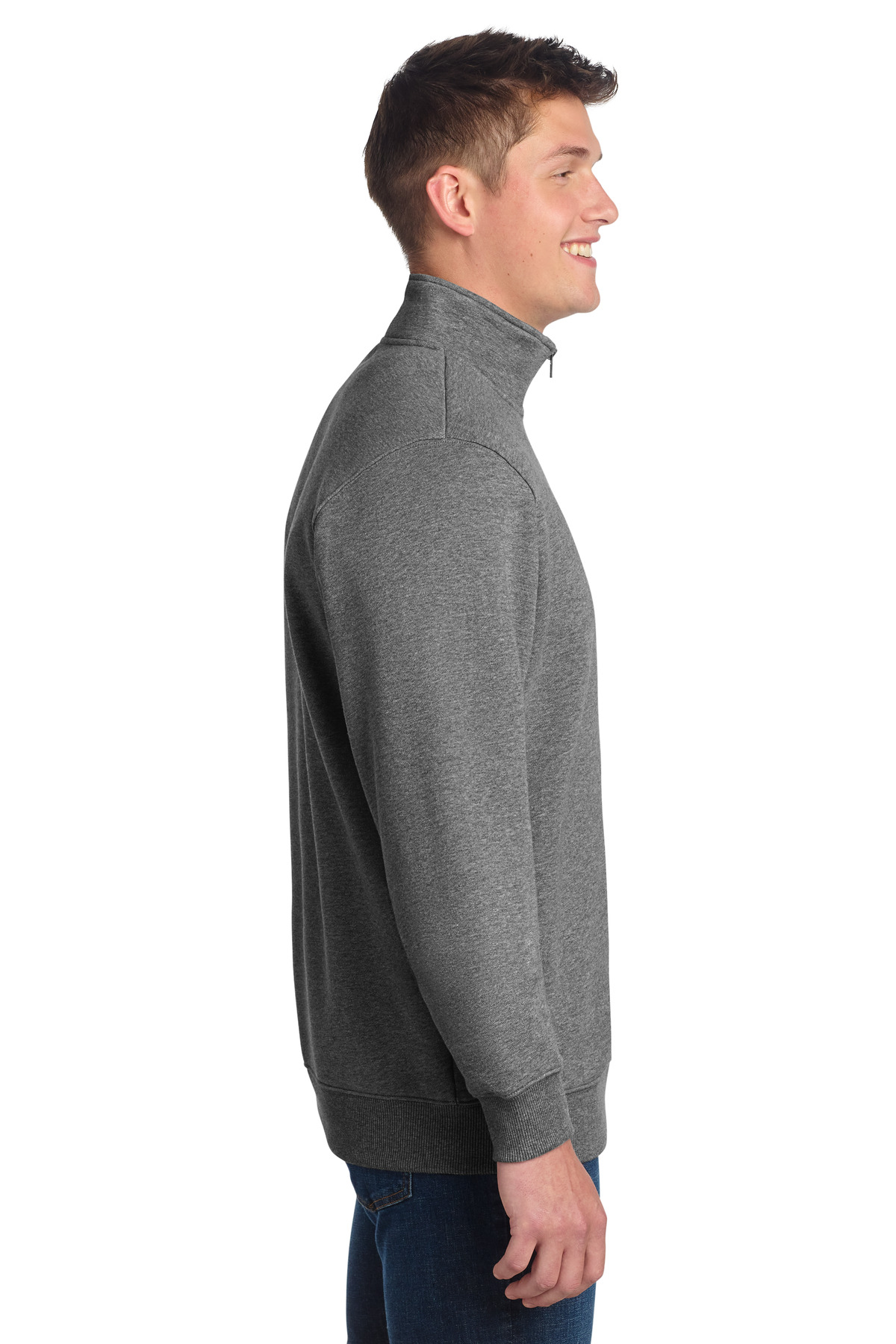 Sport-Tek 1/4-Zip Sweatshirt. ST253, custom hoodie or sweatshirt with logo imprint 24
