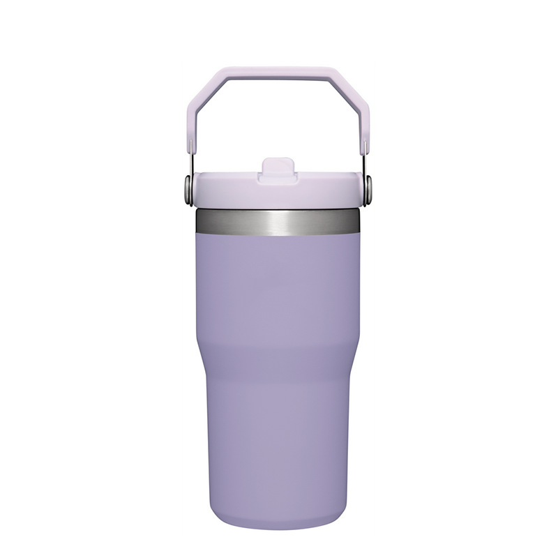 20 Oz Vacuum Flip Straw Tumbler (Silk-screen / Laser Engraved) 1