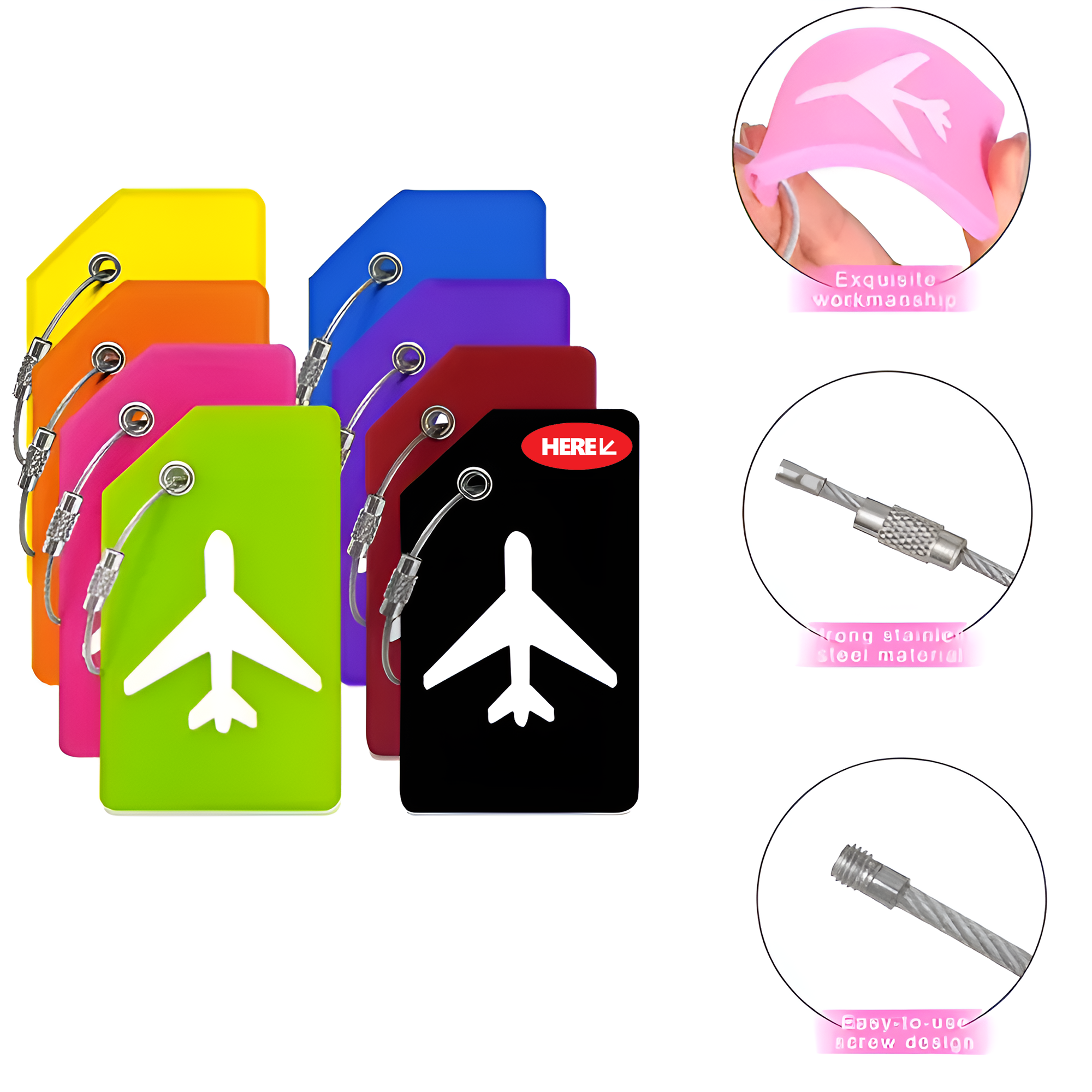 Silicone Luggage Tags 2