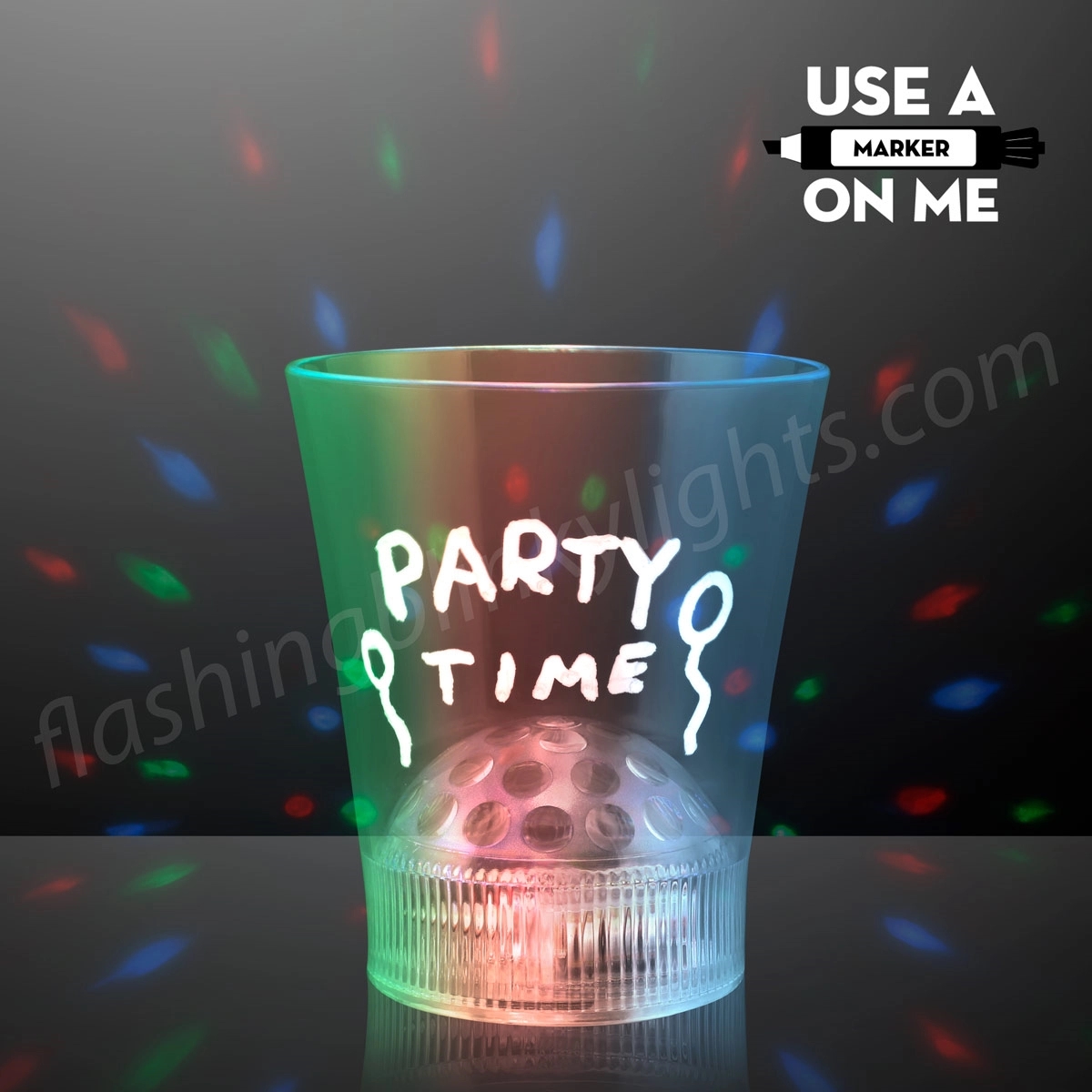Disco Ball Light Projecting LED Cup 5