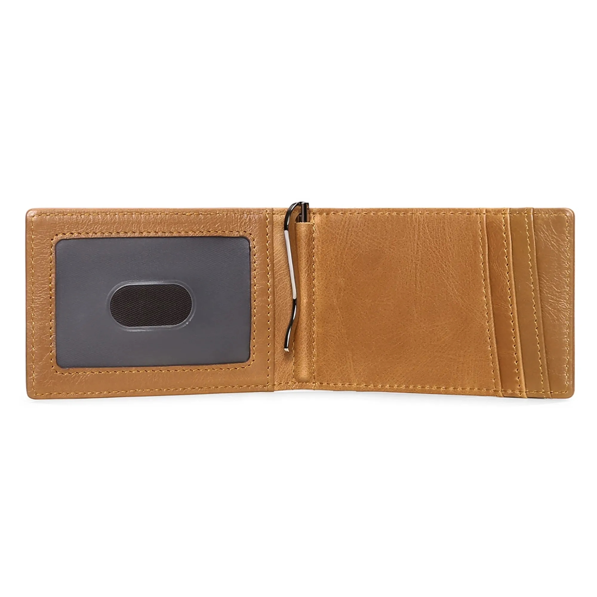 Minimalist Slim Leather Wallet for Men 2