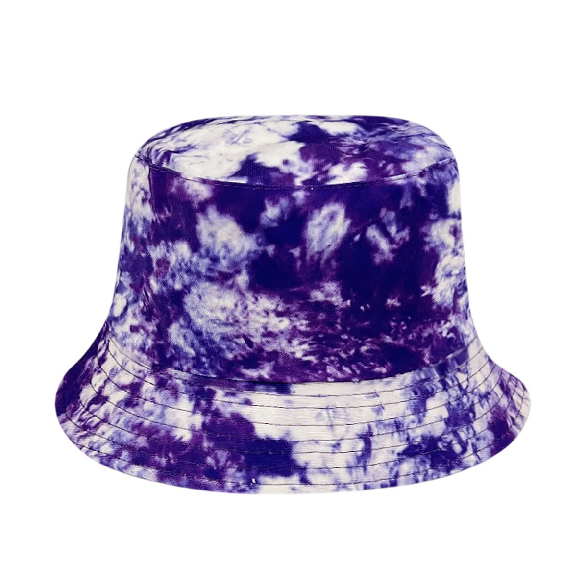 Plastic Tie Dye Hat with Foldable Double Sided Design 59