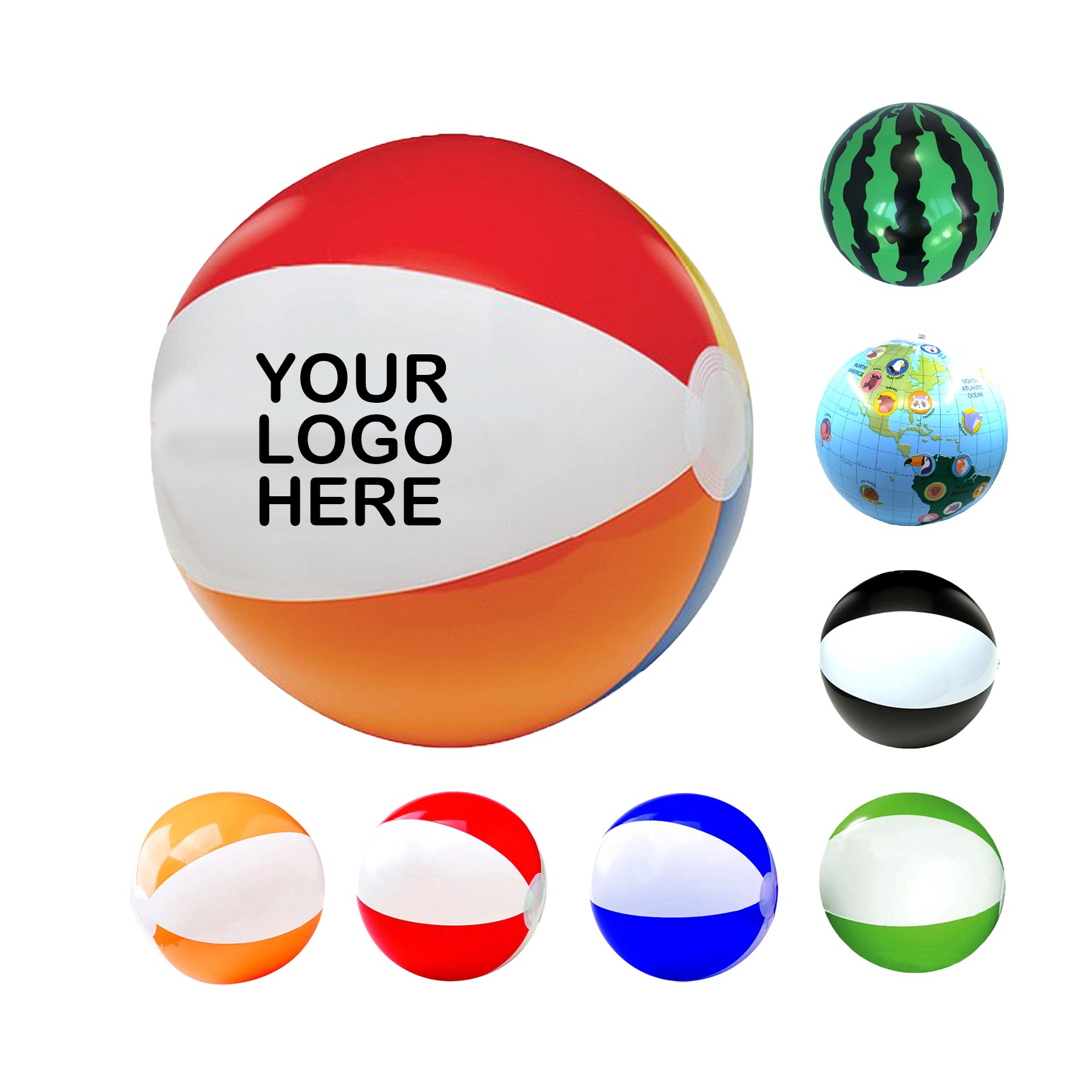 Six Color Beach Ball