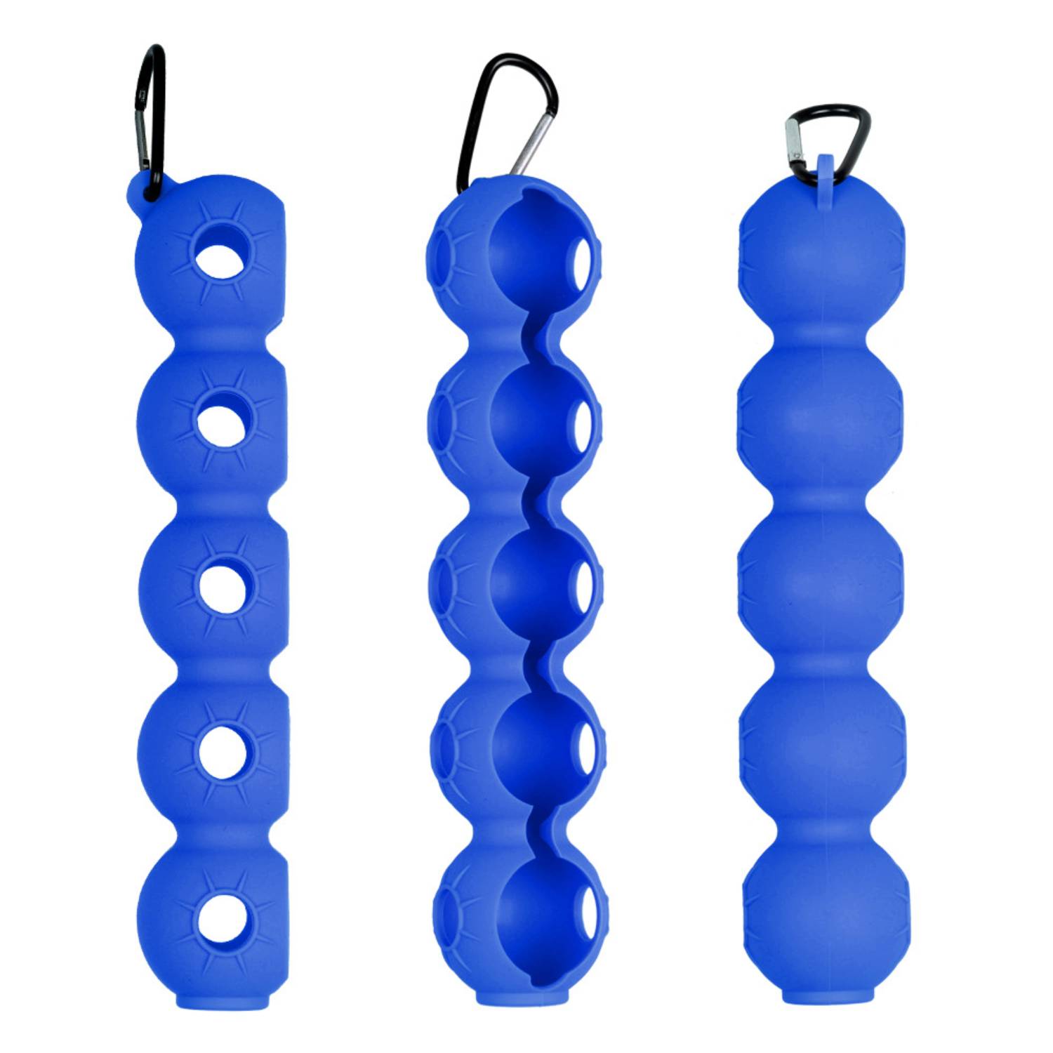 Duo Silicone Golf Ball Holder with Carabiner 2