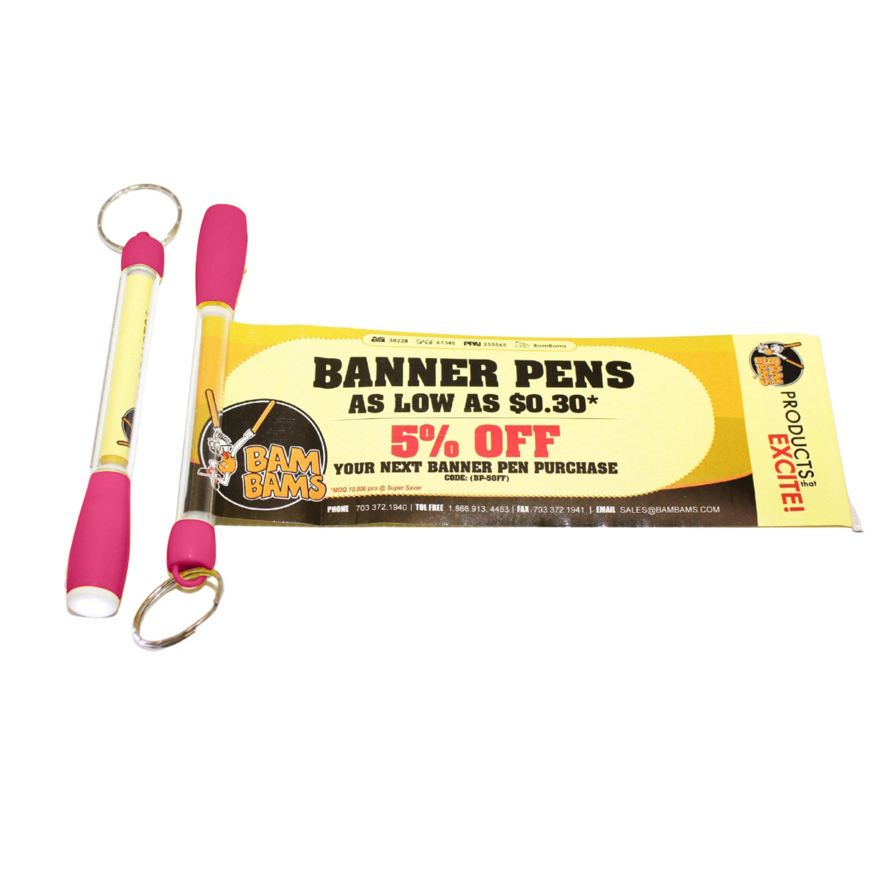 Banner Keychain Light Up Torch 2