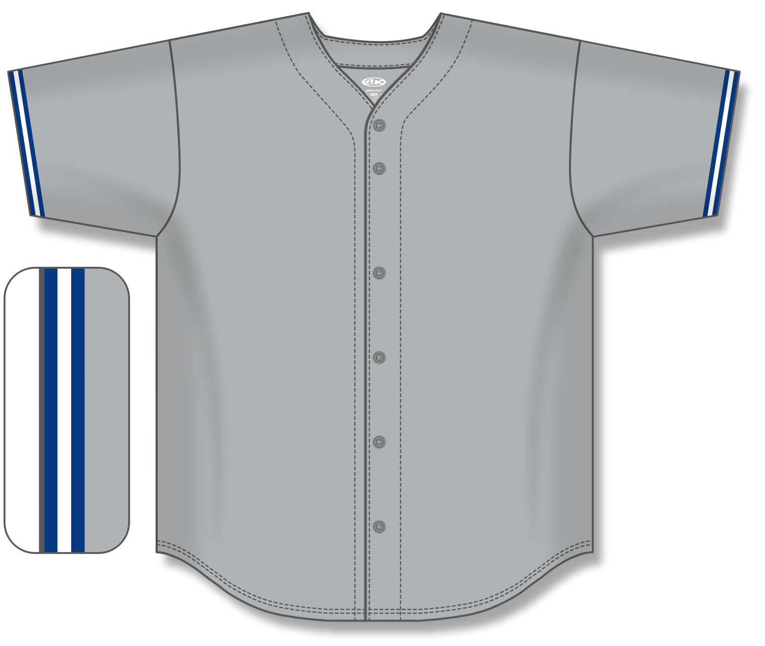 Full Button Baseball Jerseys BA5500-TOR-G01 12