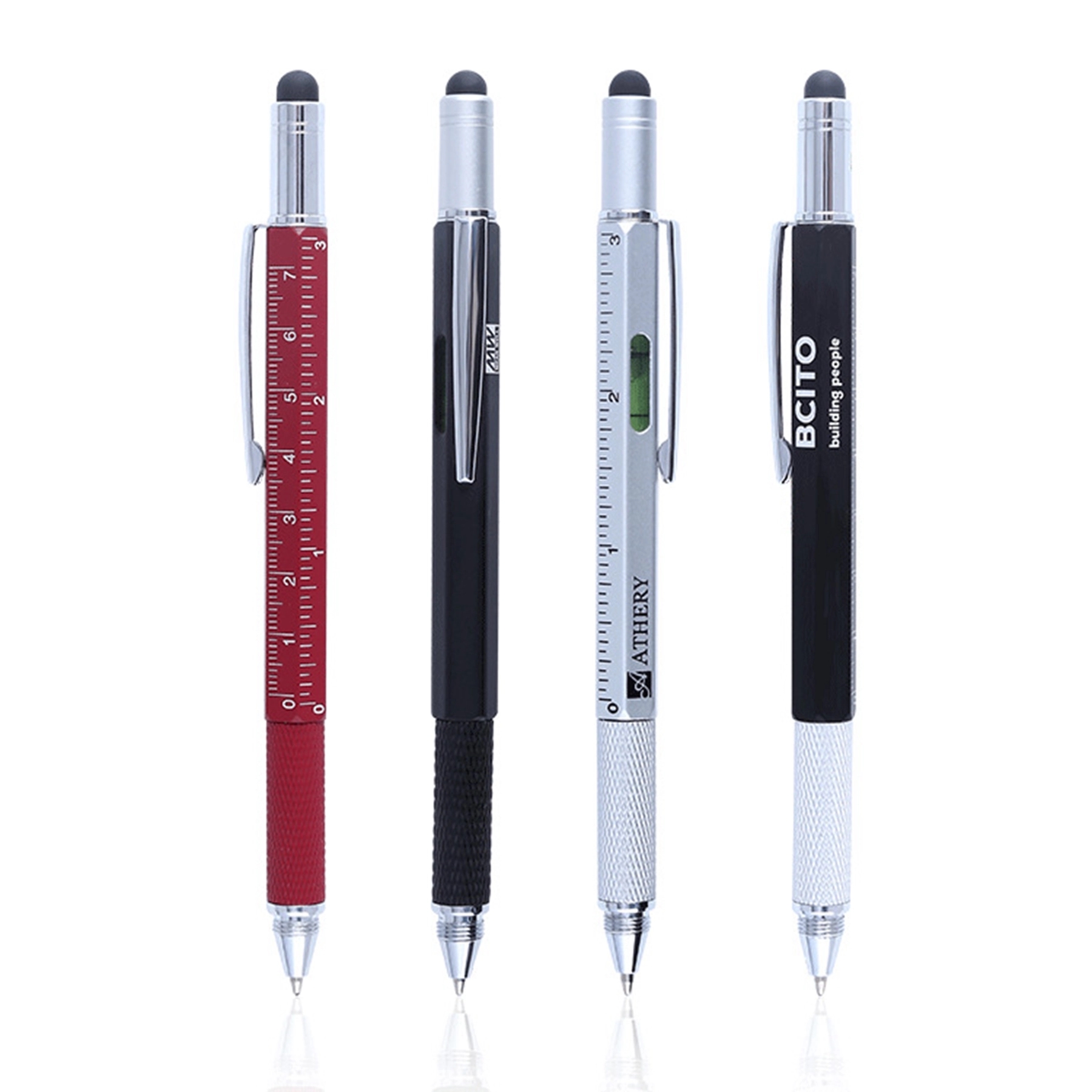 6 In 1 Plastic Multi Tool Touch Ballpoint Pen 2
