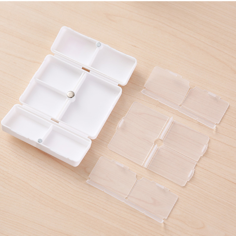 Detachable Weekly 7 Compartments Pill Box 4