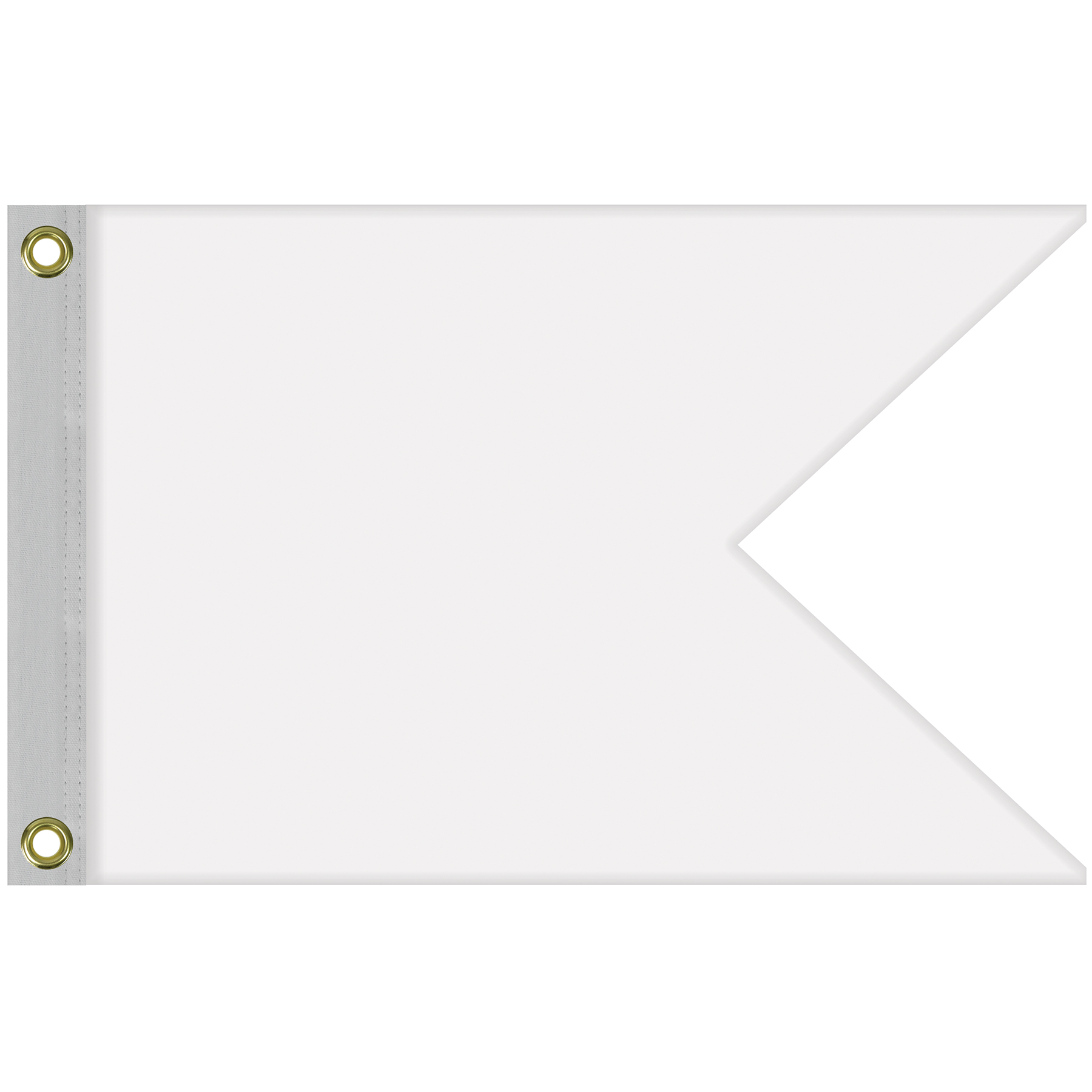 Single Reverse Knitted Polyester Guidon Boat Flag (16"x24") 12