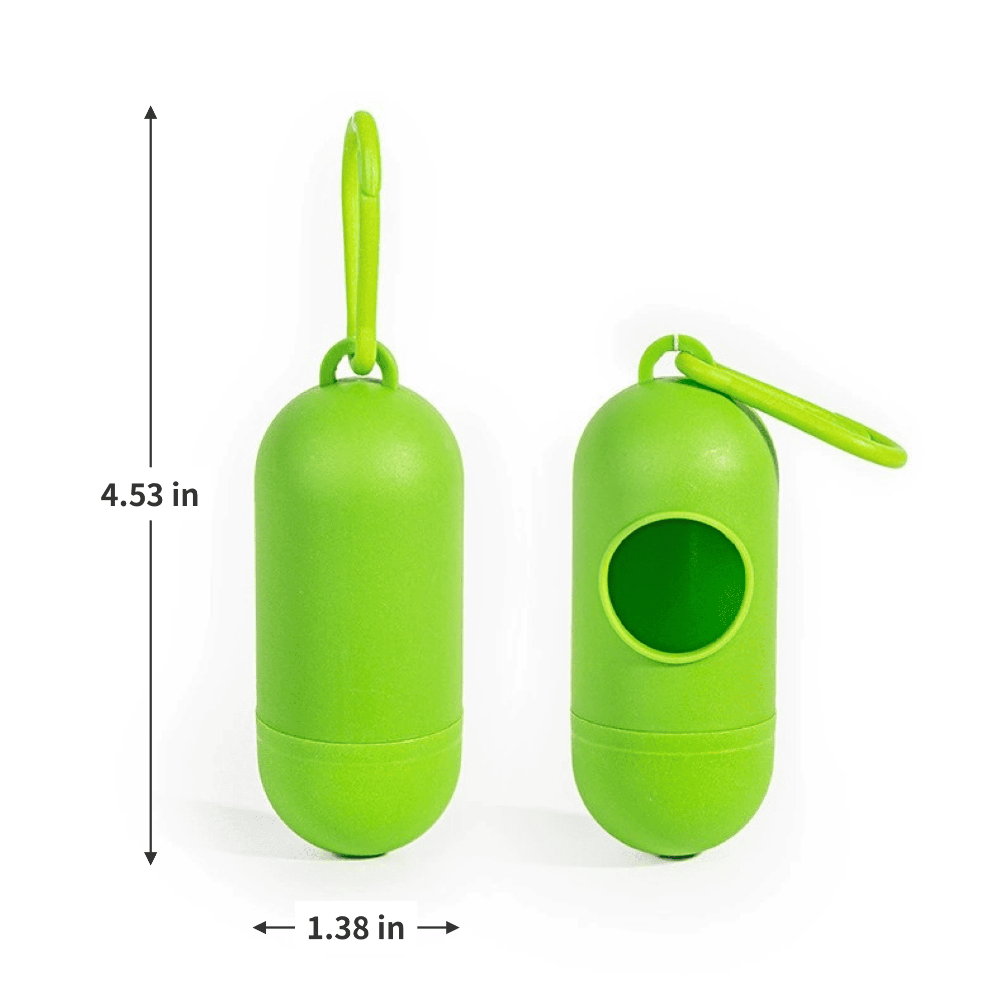 Custom Logo Pill Capsule Shaped Pet Waste Bag Dispenser 4