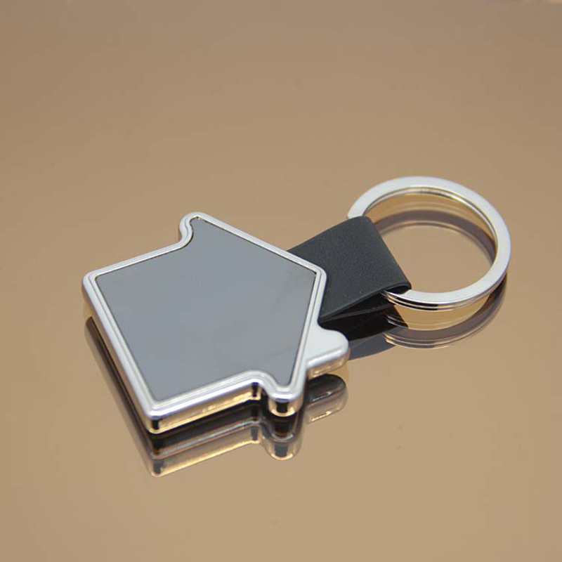 House Shape Metal Key Chain 7