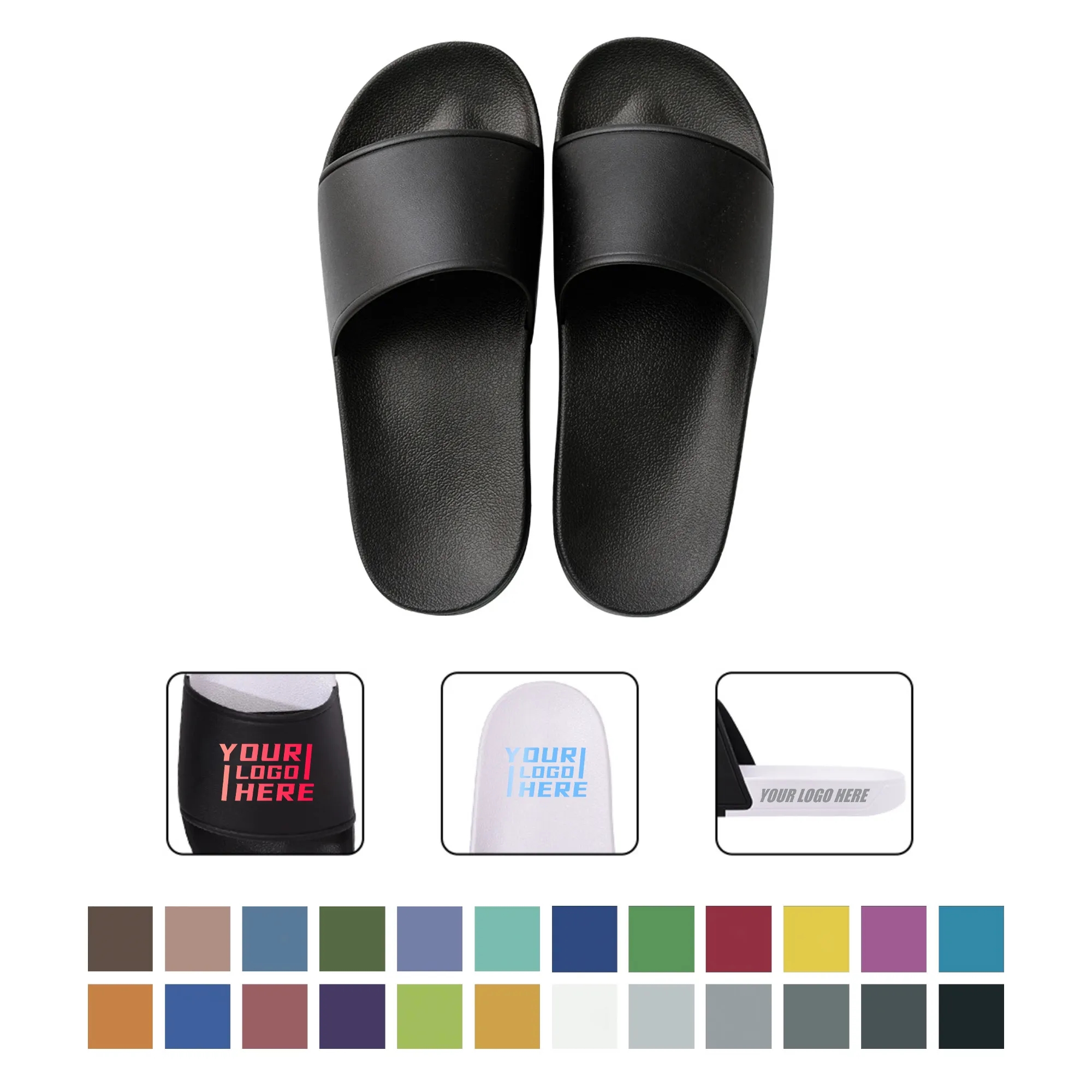 Unisex-Adult Shower Slides Sandal Customizable 2