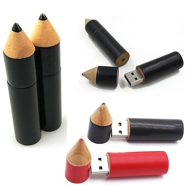 Wooden Pencil Shape USB Drive 4