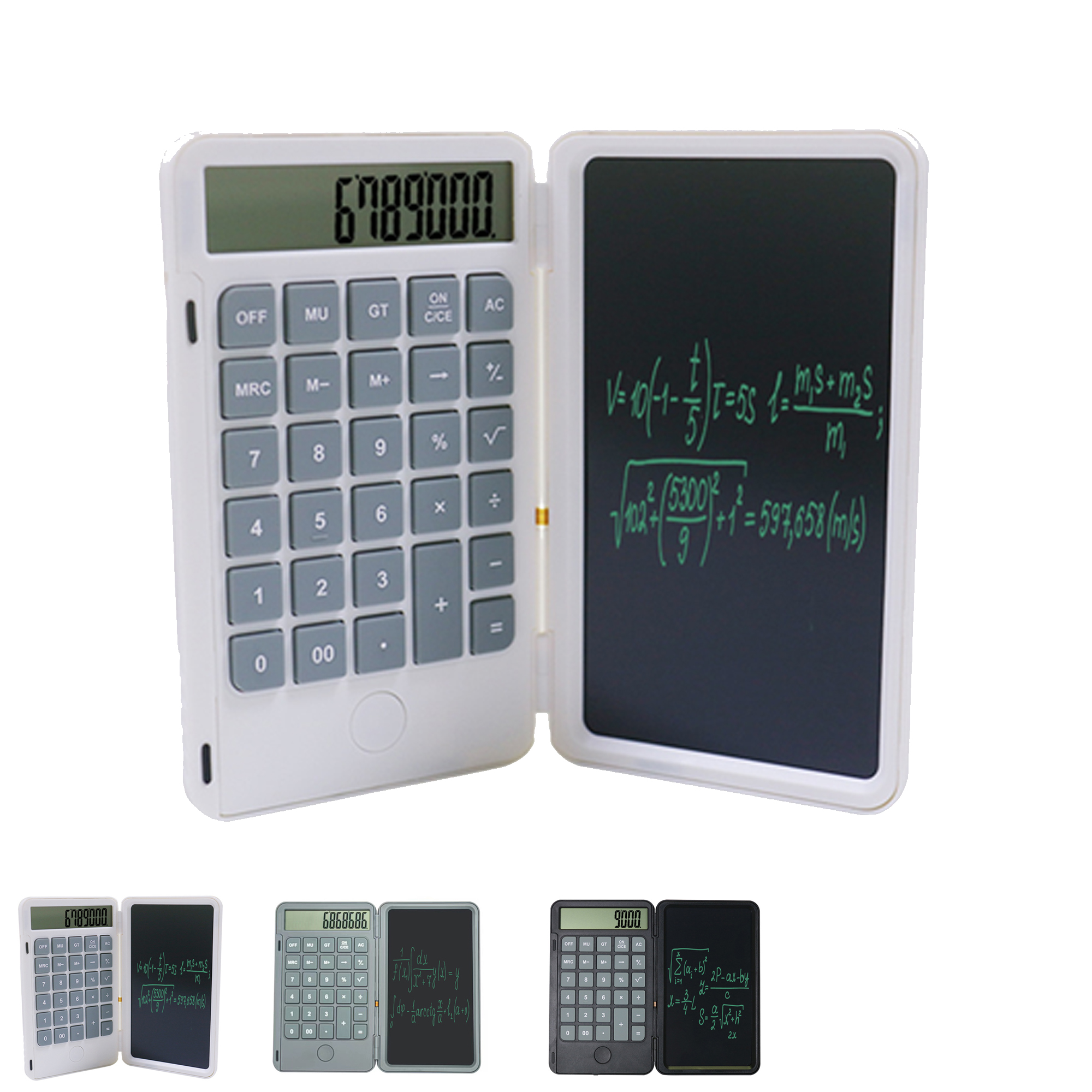 Rechargeable Calculator with Digital Notepad 4