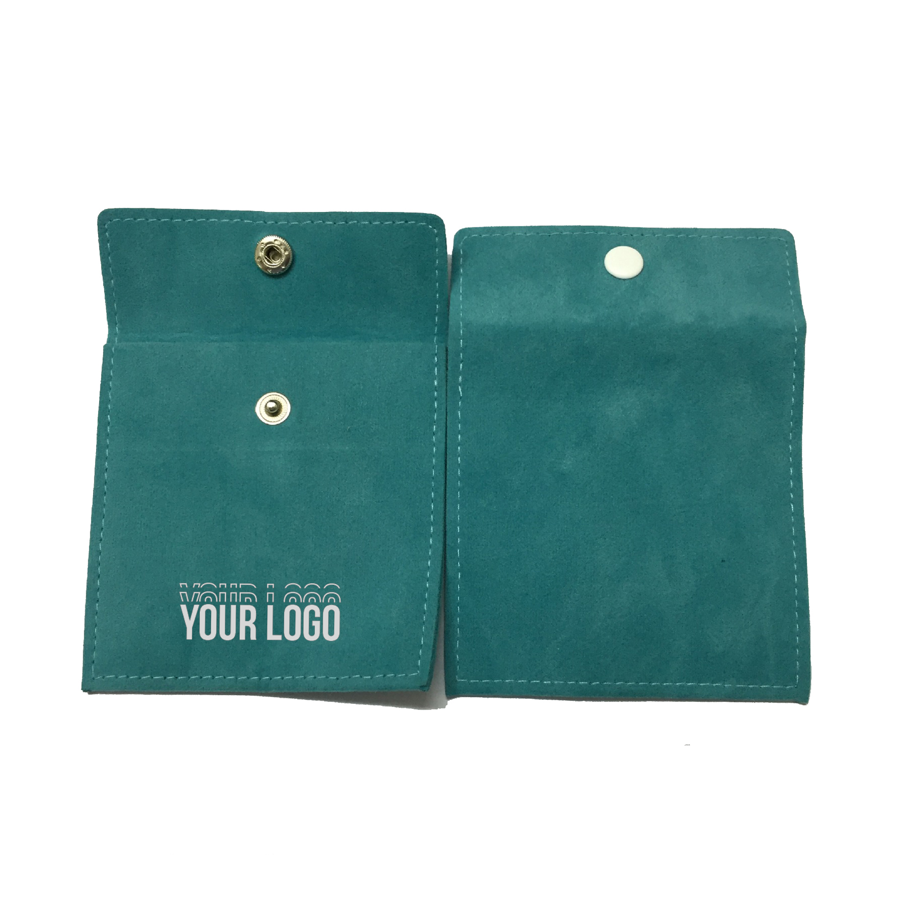 Velvet Jewelry Pouch with Snap Button 2